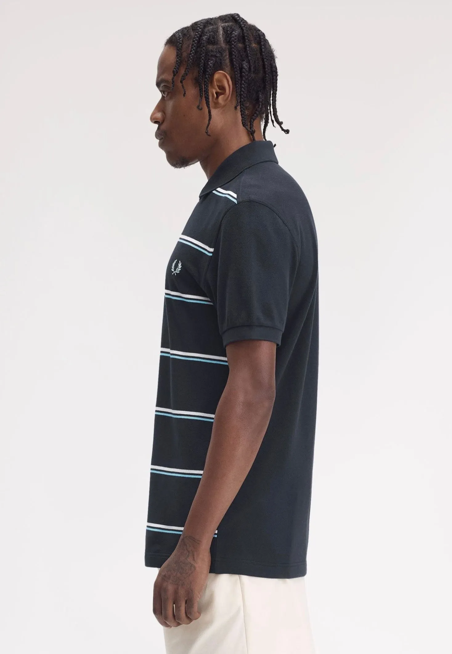 Fred Perry - Striped Navy - Polo
