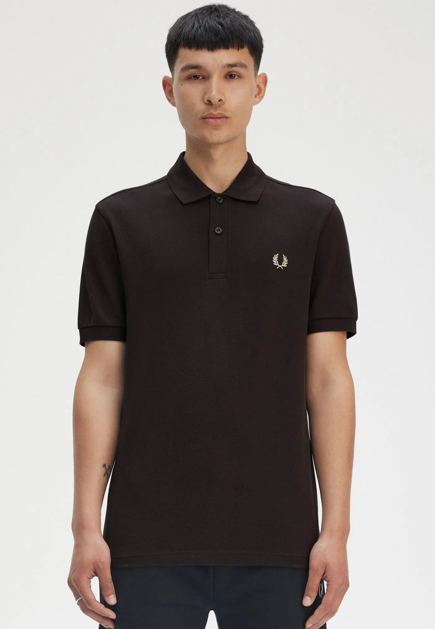 Fred Perry - The Fred Perry Anchor Grey/Oatmeal - Polo
