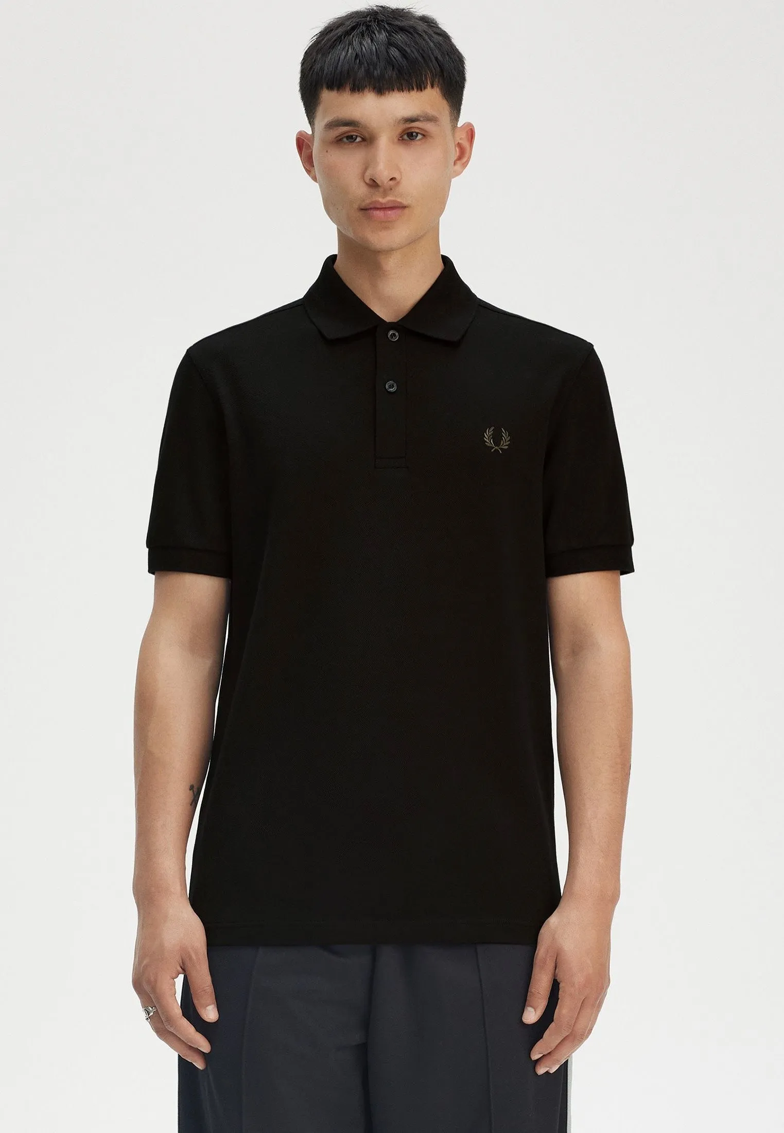 Fred Perry - The Fred Perry Black/Court Green - Polo