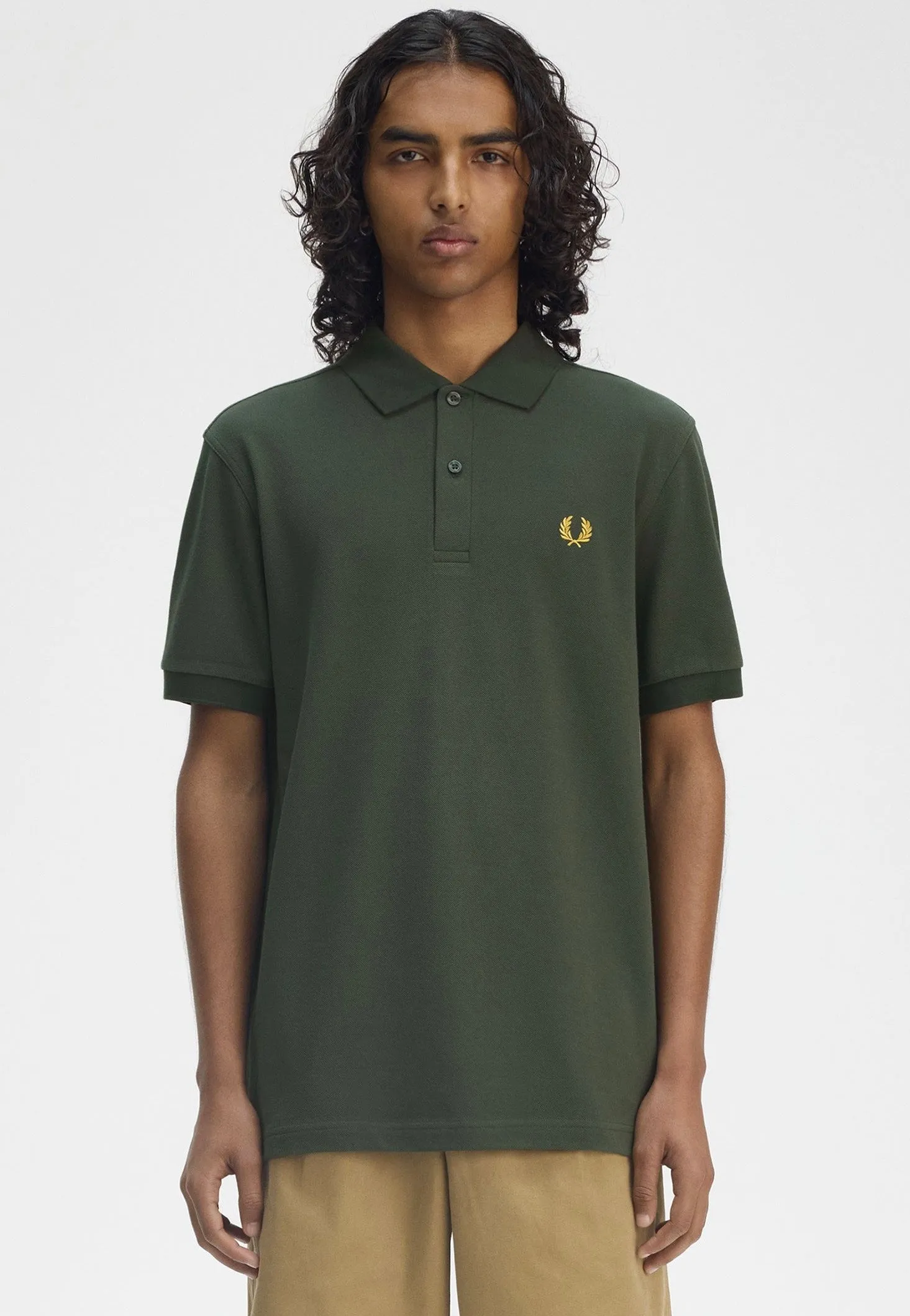 Fred Perry - The Fred Perry Court Green/Honeycomb - Polo