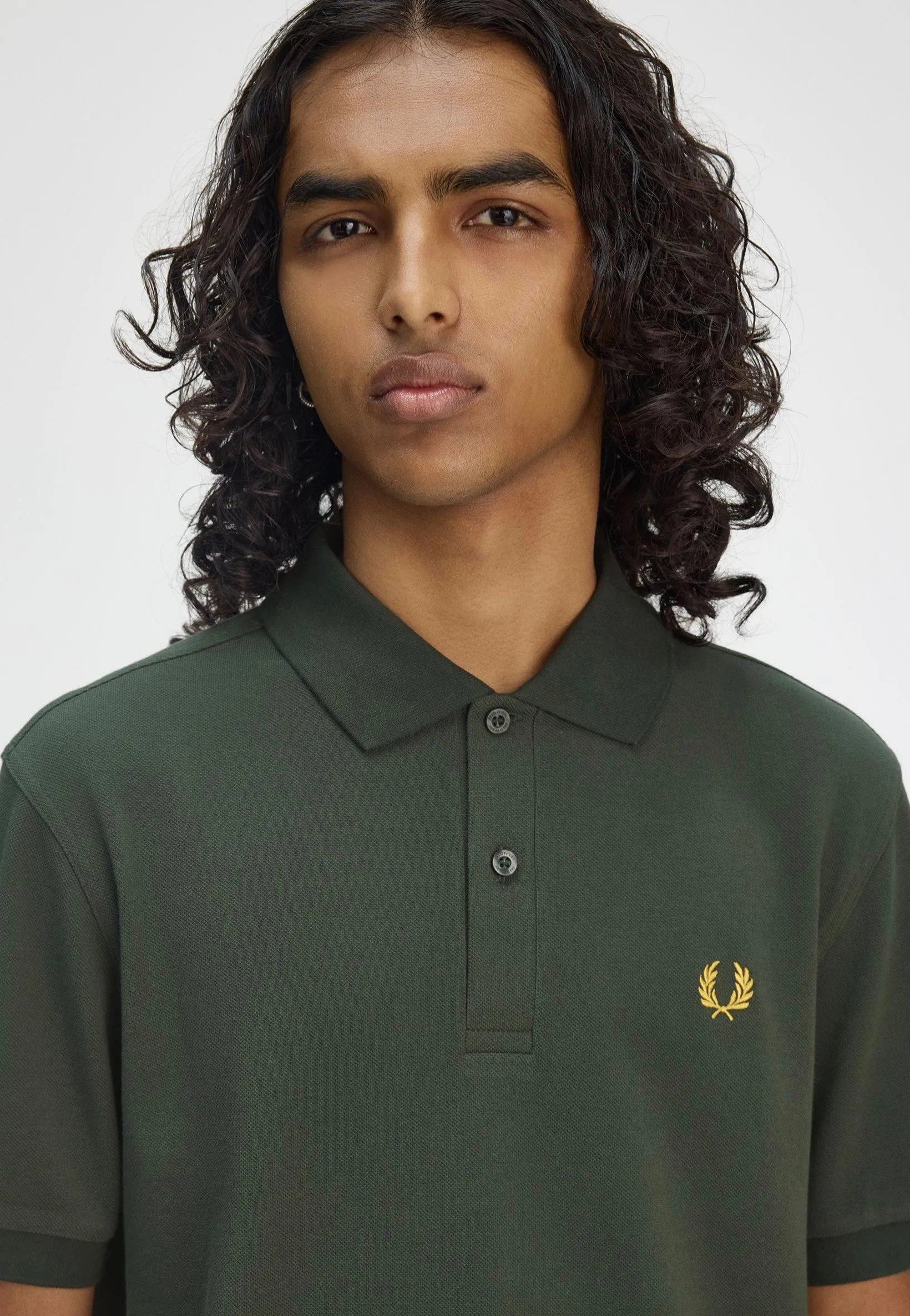 Fred Perry - The Fred Perry Court Green/Honeycomb - Polo