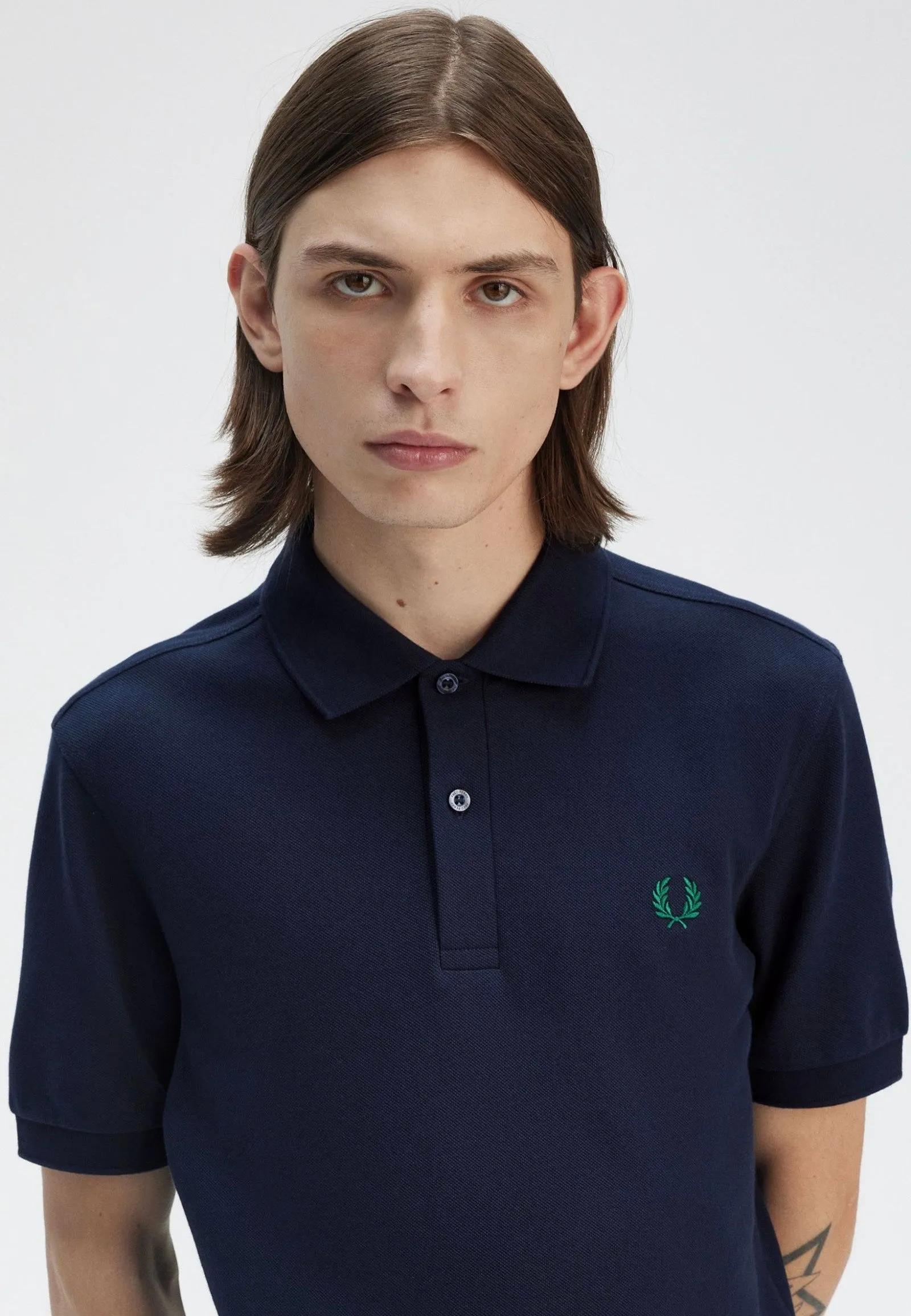 Fred Perry - The Fred Perry Dark Carbon/Label Green - Polo