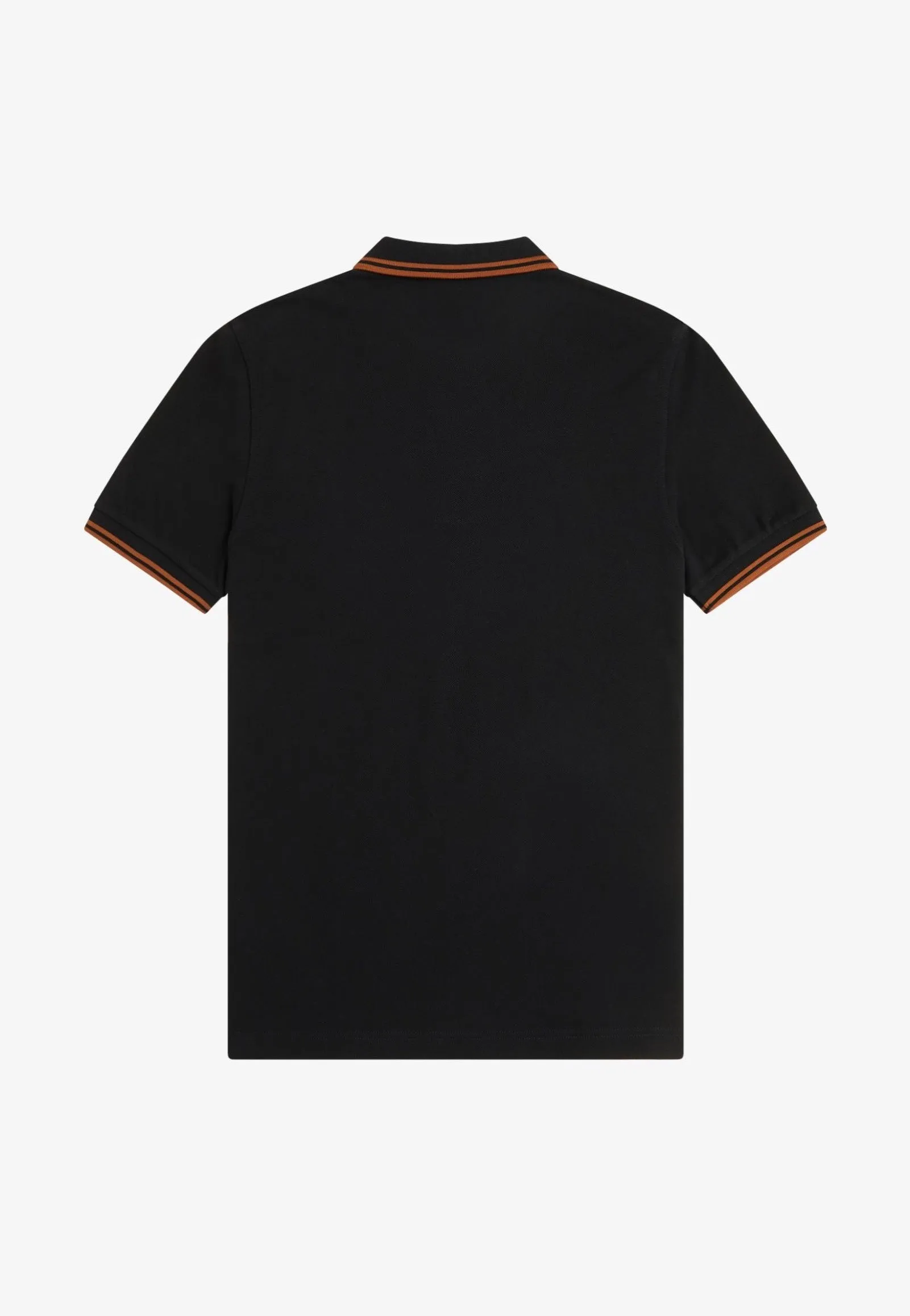 Fred Perry - The Twin Tipped Black/Marmalade - Polo