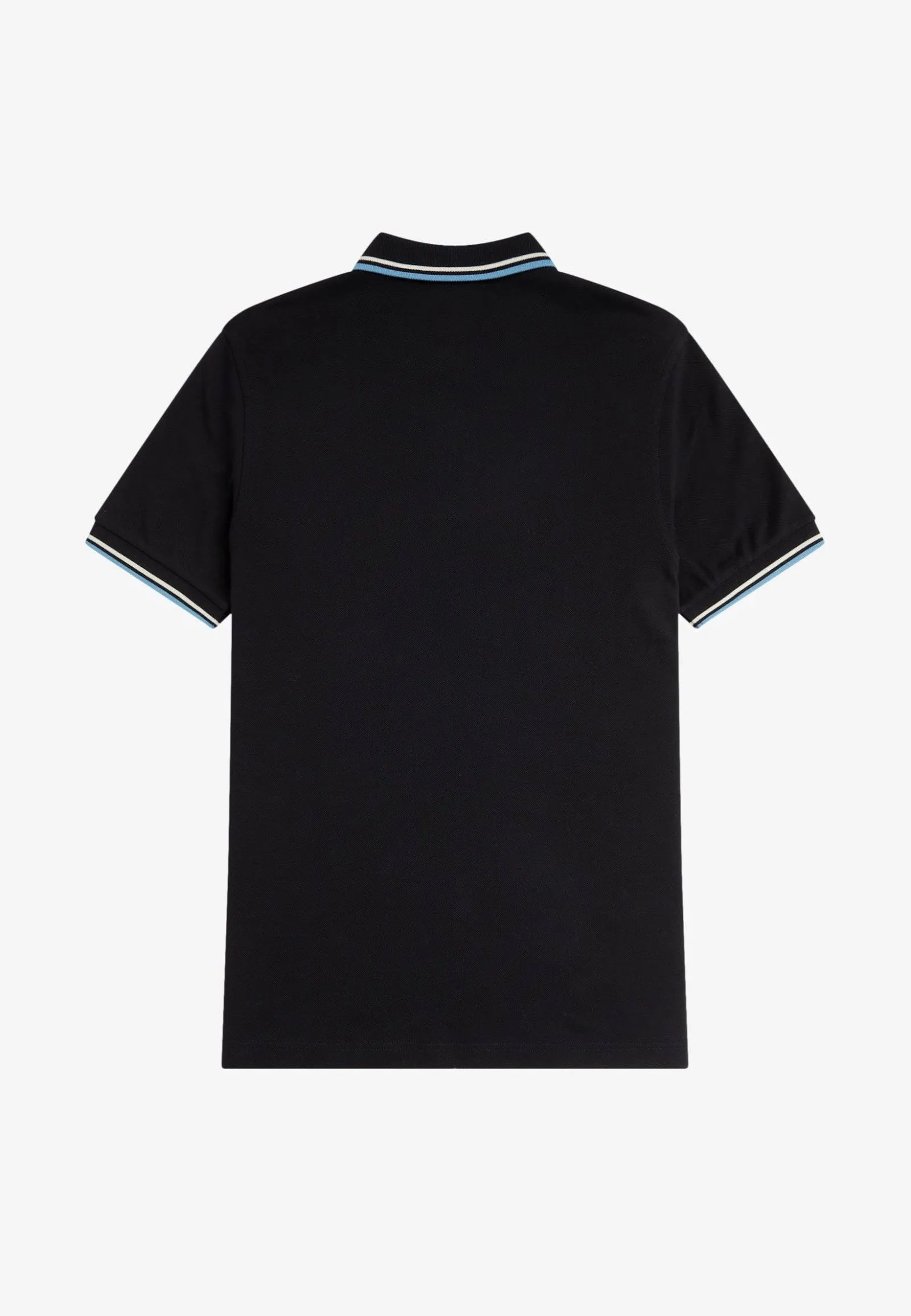 Fred Perry - The Twin Tipped Blk/Ecru/Softblu - Polo