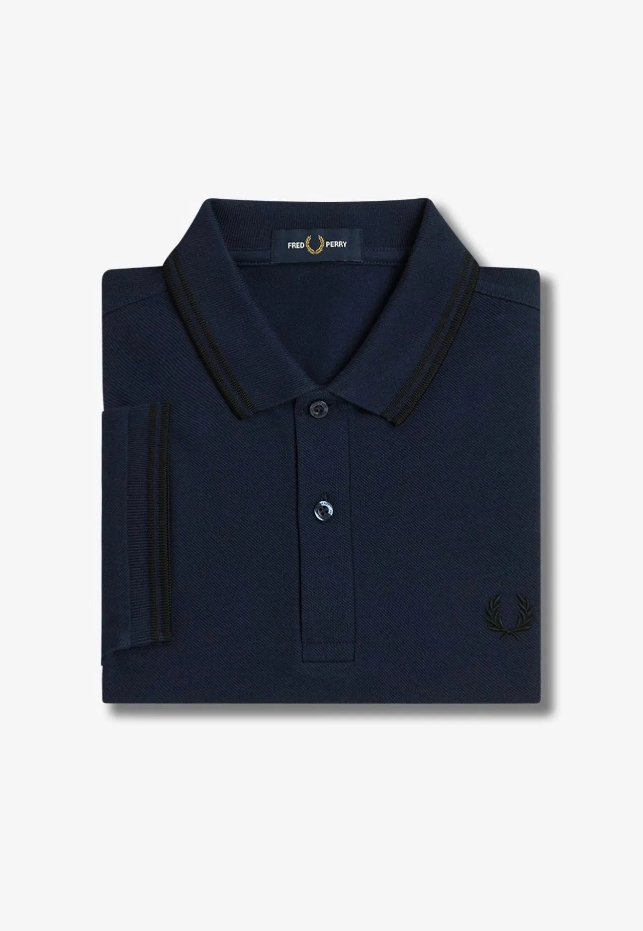 Fred Perry - The Twin Tipped Dkcarbon/Black - Polo