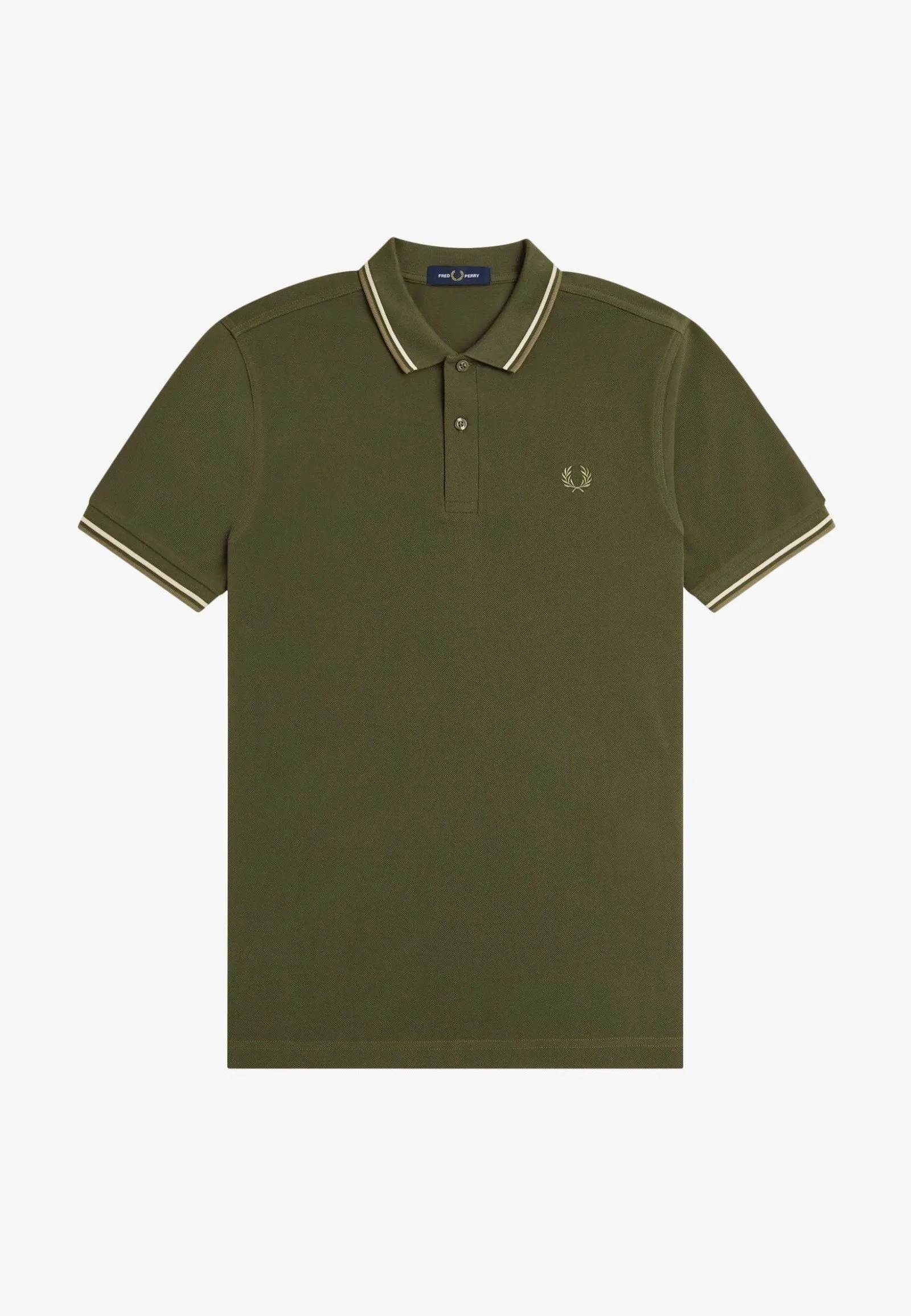 Fred Perry - The Twin Tipped Hntgrn/Loyst/Lwg - Polo