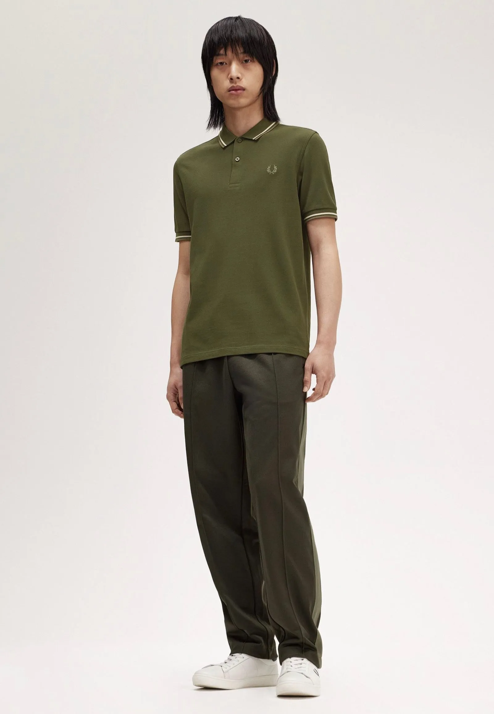 Fred Perry - The Twin Tipped Hntgrn/Loyst/Lwg - Polo