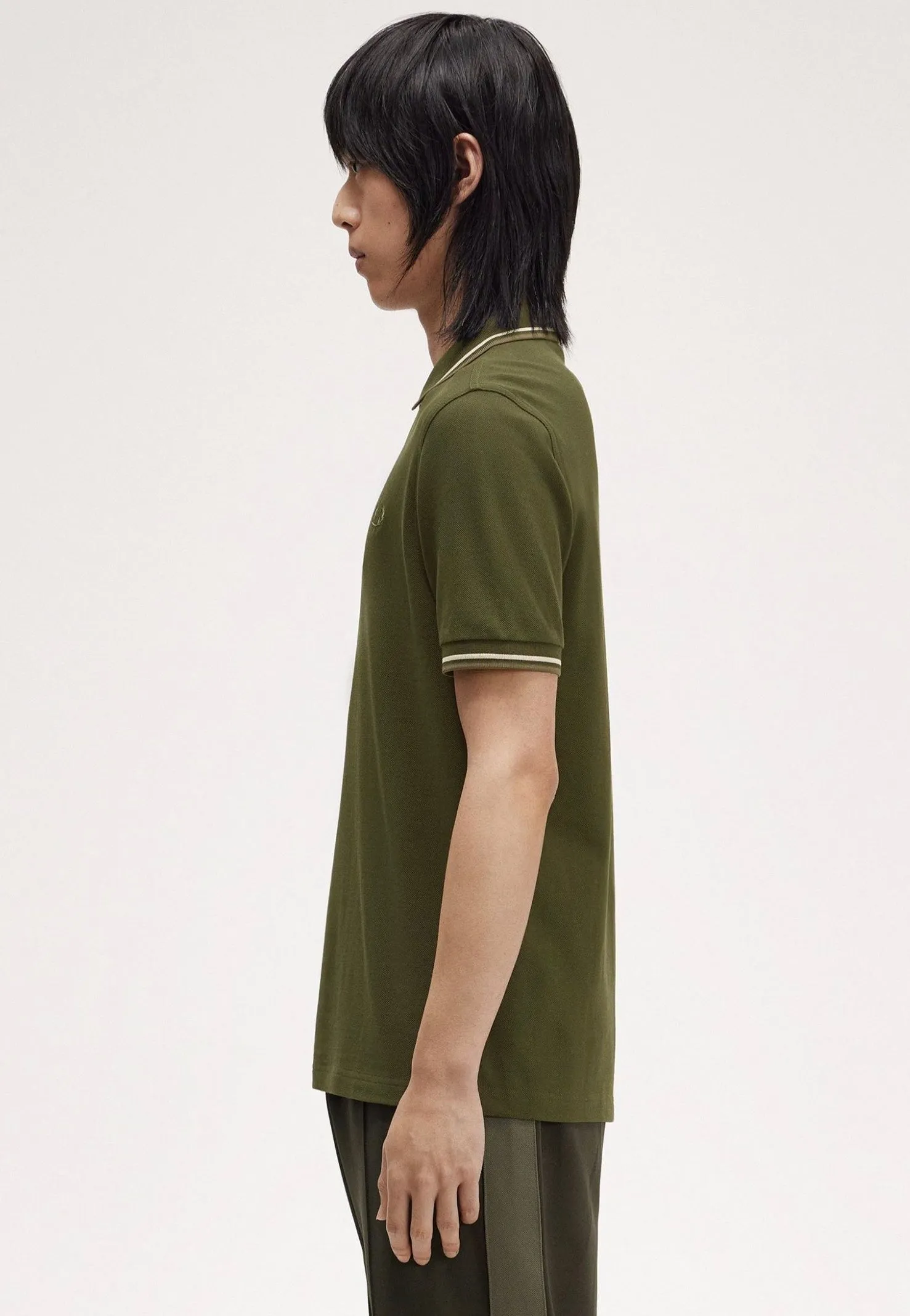 Fred Perry - The Twin Tipped Hntgrn/Loyst/Lwg - Polo