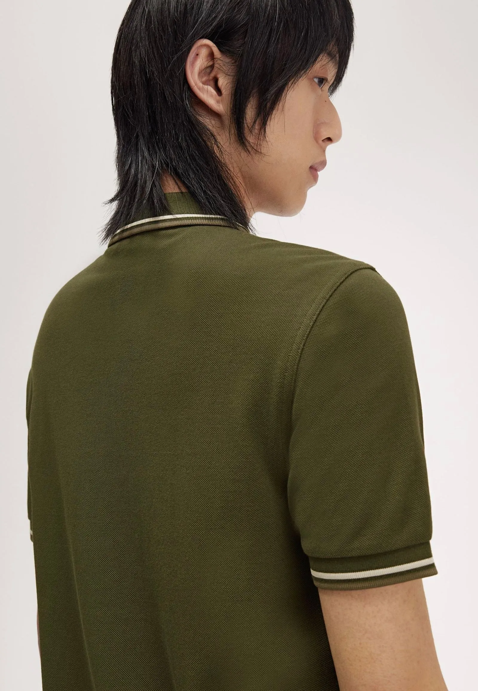 Fred Perry - The Twin Tipped Hntgrn/Loyst/Lwg - Polo