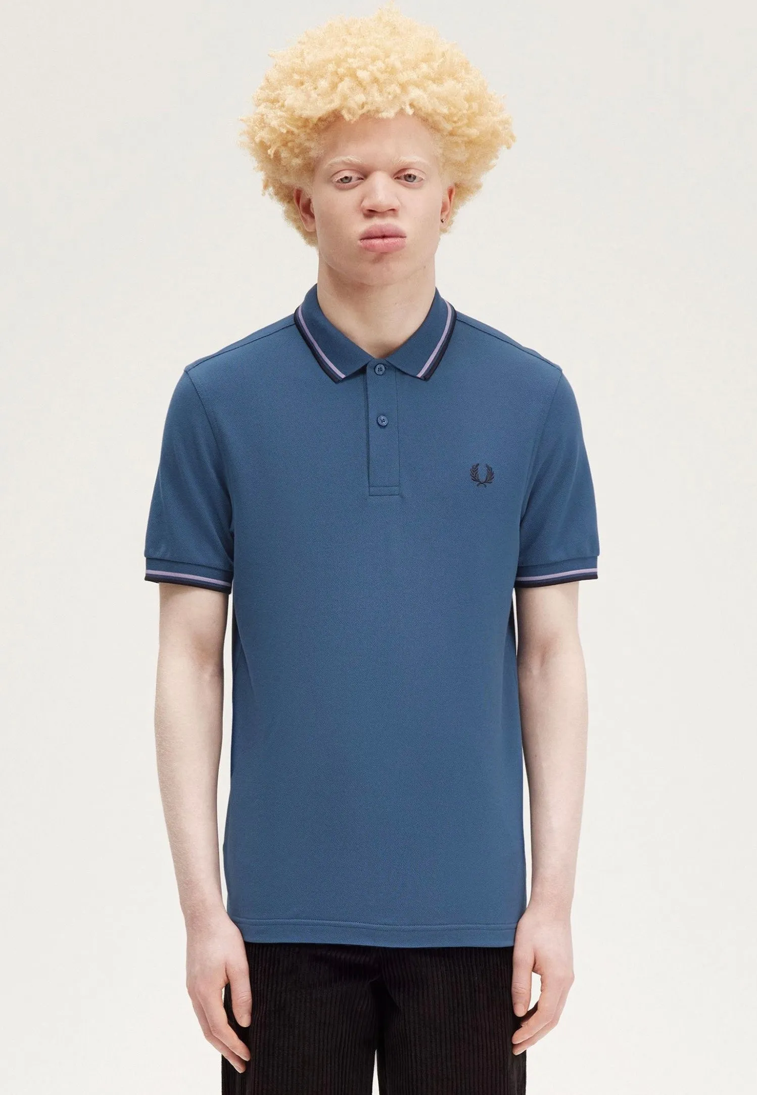 Fred Perry - The Twin Tipped Mdnbl/Ultvio/Nvy - Polo