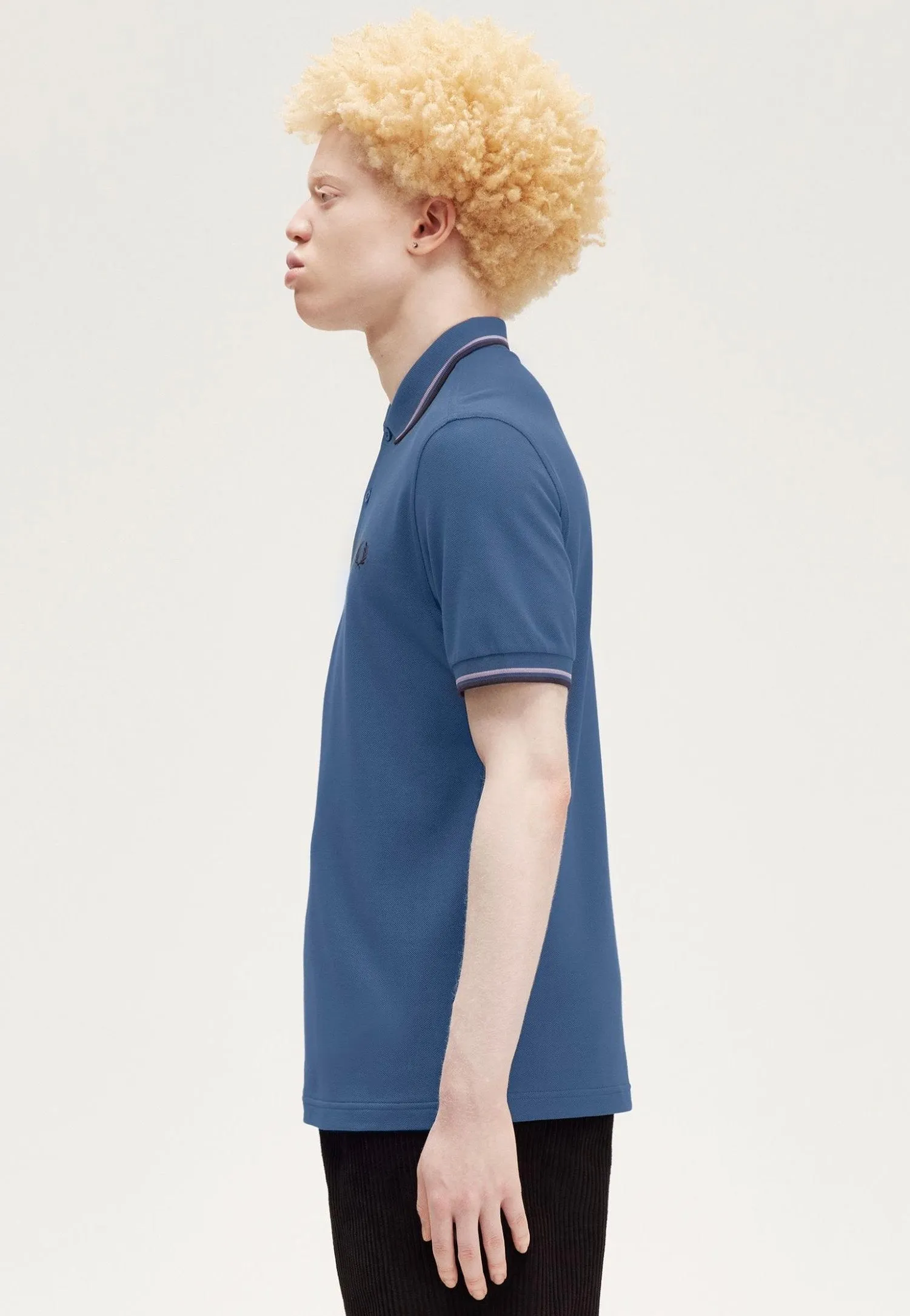 Fred Perry - The Twin Tipped Mdnbl/Ultvio/Nvy - Polo