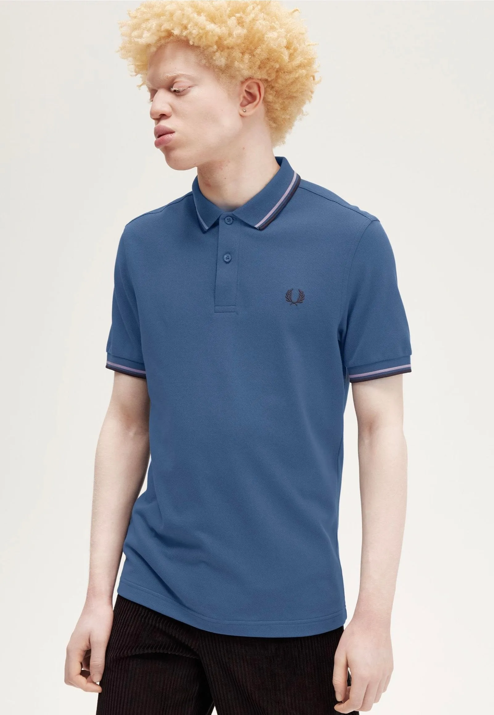 Fred Perry - The Twin Tipped Mdnbl/Ultvio/Nvy - Polo