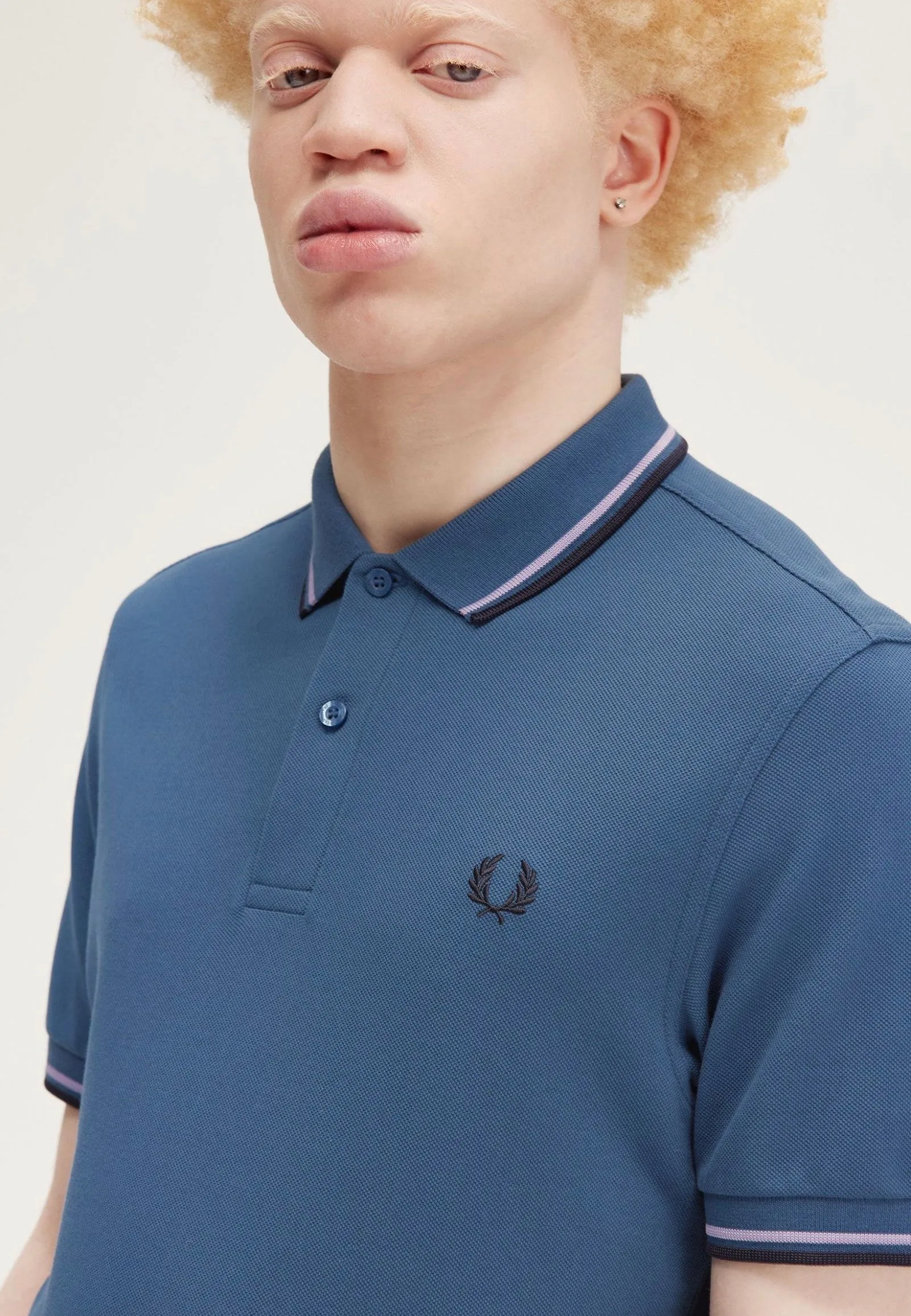 Fred Perry - The Twin Tipped Mdnbl/Ultvio/Nvy - Polo