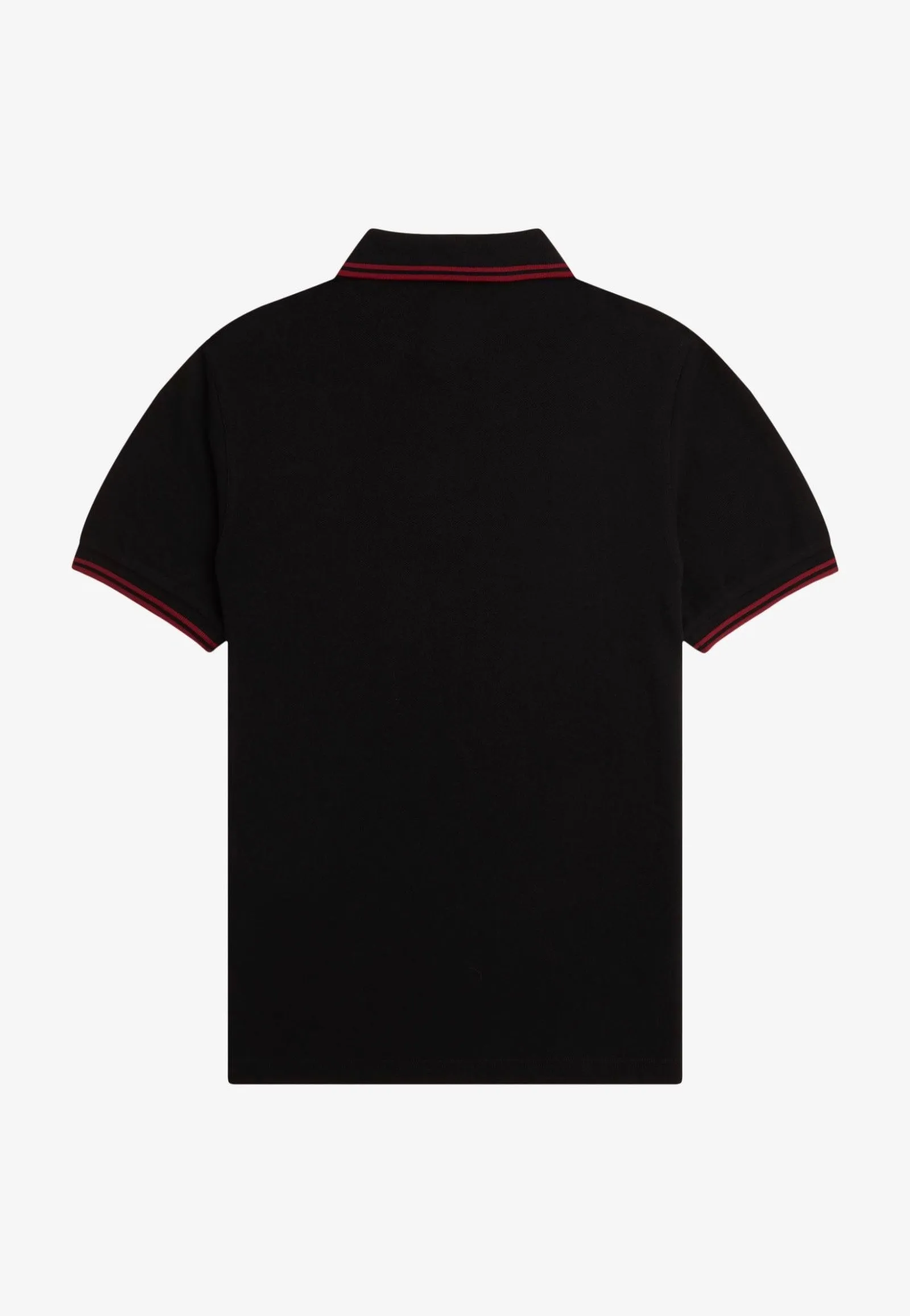 Fred Perry - Twin Tipped Black/Burnt Red - Polo