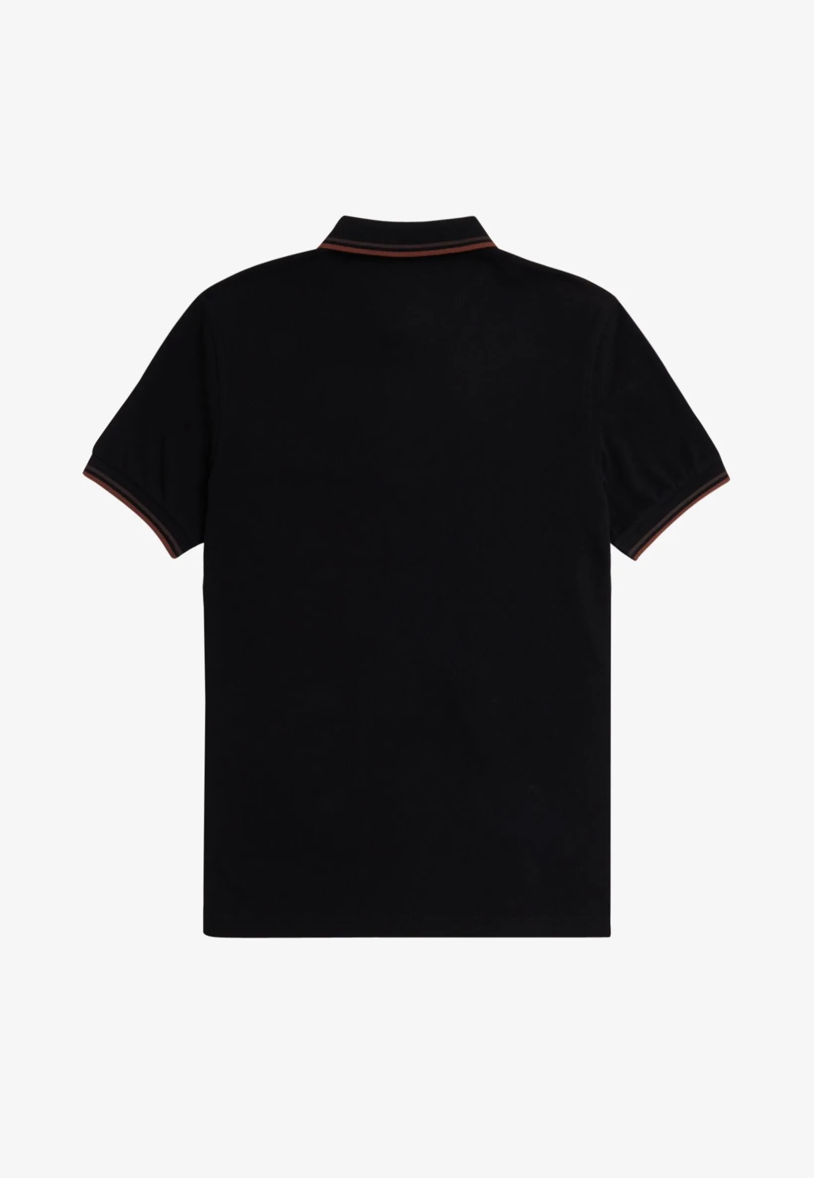 Fred Perry - Twin Tipped Black/Carrington Road Brick/Whisky Brown - Polo