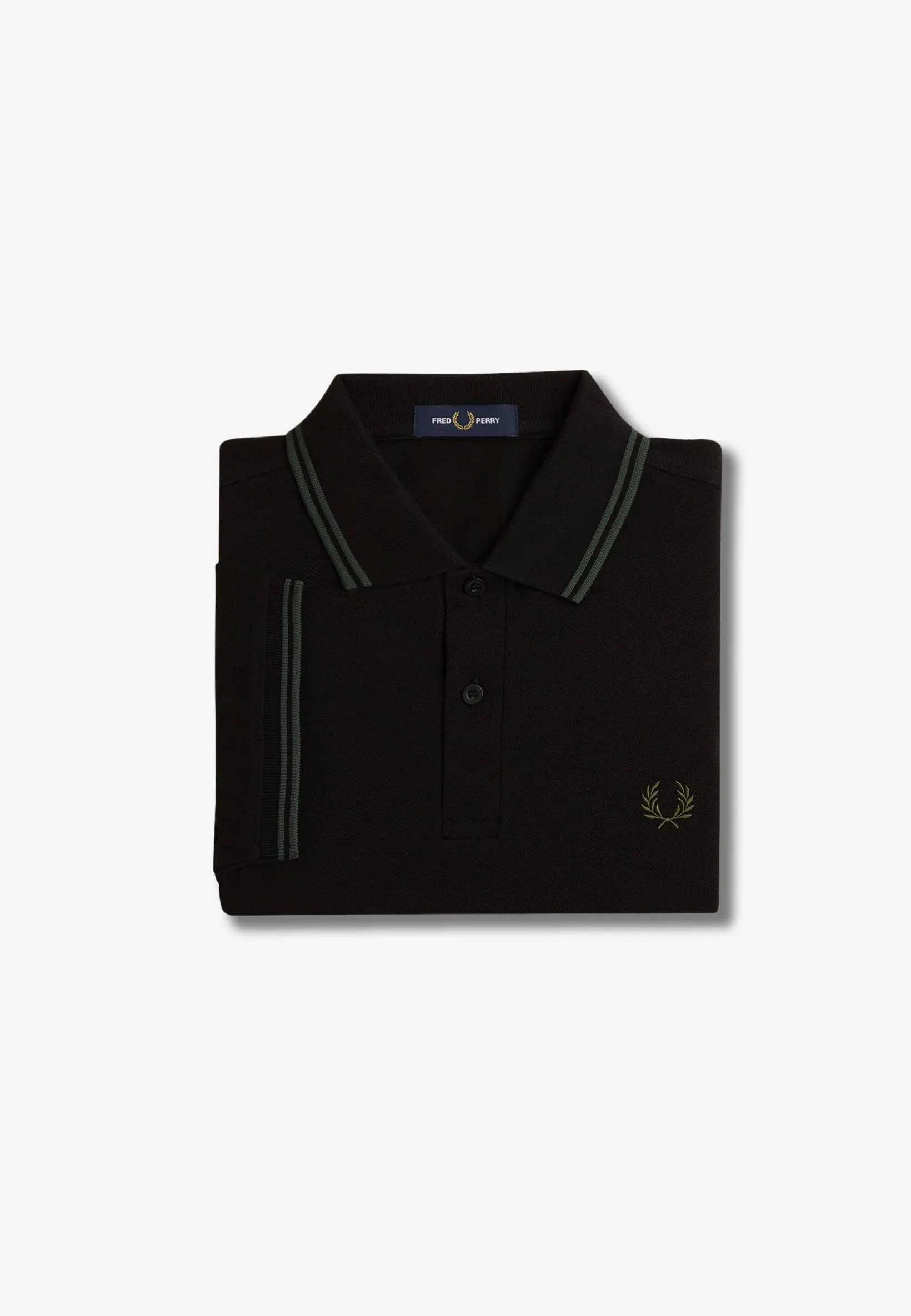 Fred Perry - Twin Tipped Black/Court Green - Polo