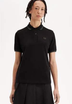 Fred Perry - Twin Tipped Black/Court Green - Polo