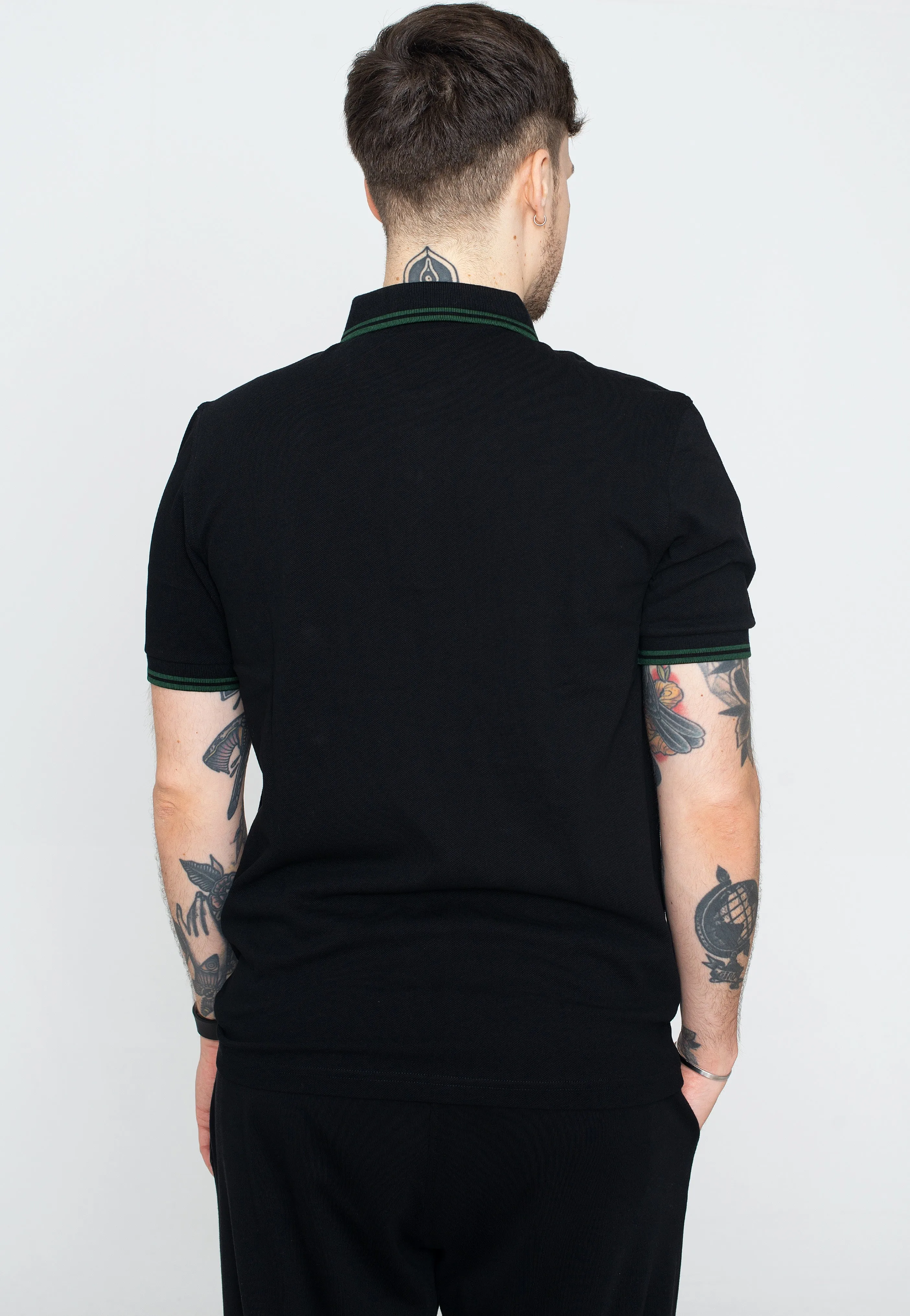 Fred Perry - Twin Tipped Black/Ivy - Polo