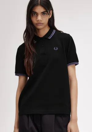 Fred Perry - Twin Tipped Black/Metallic Ultra Violet/Metallic Ultra Violet - Polo