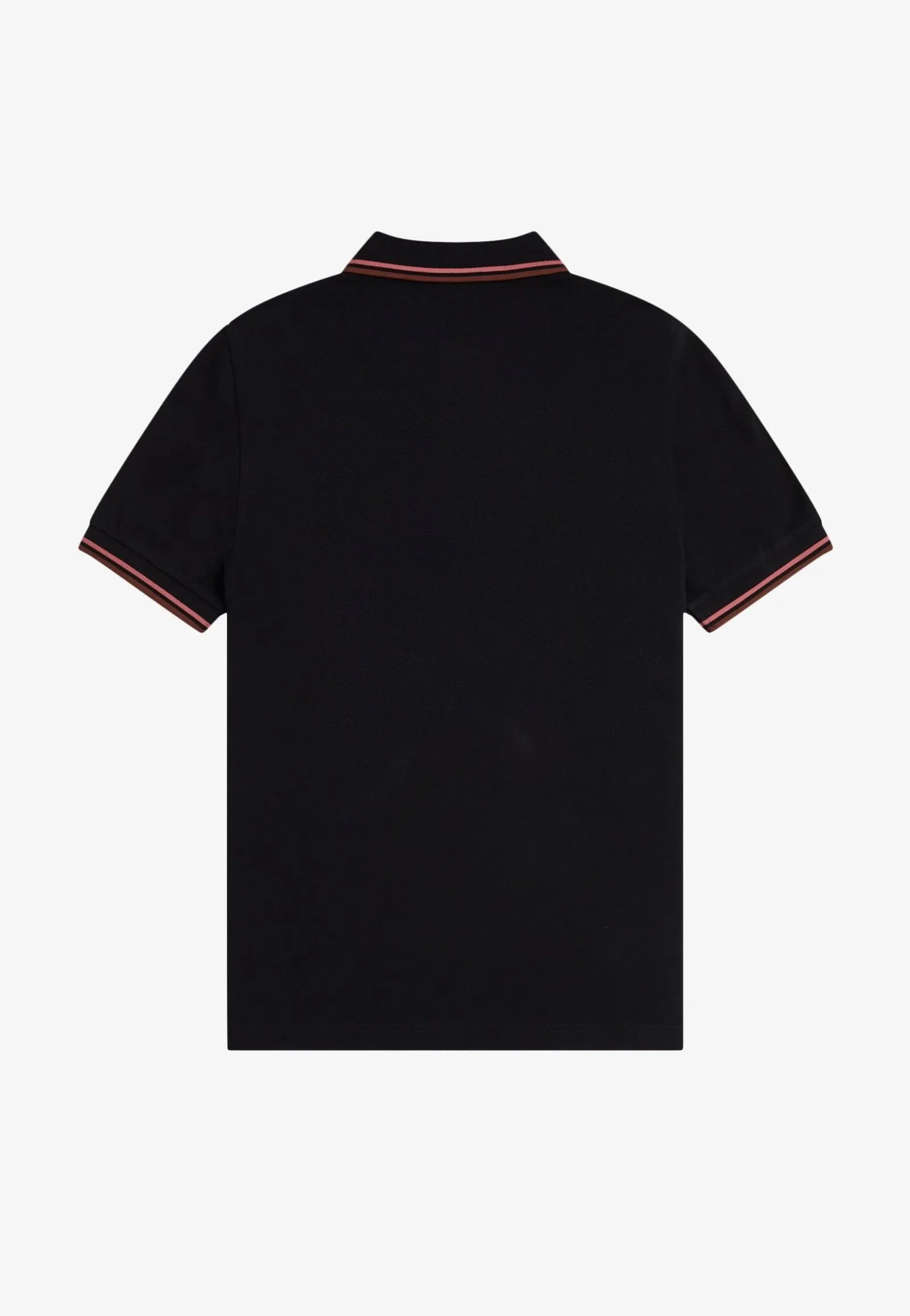 Fred Perry - Twin Tipped Black/Puttypink/Whbrw - Polo