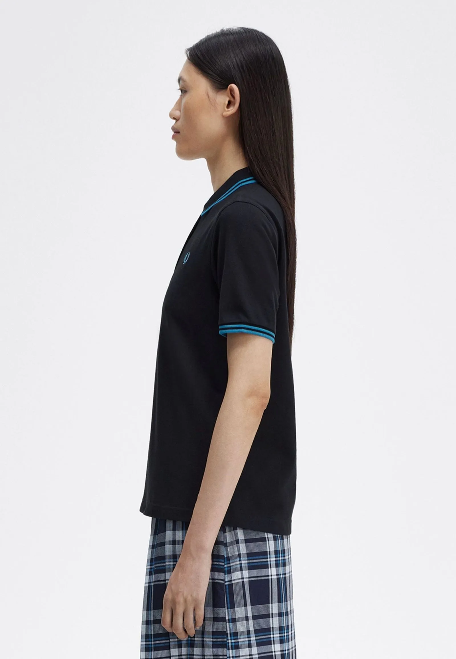 Fred Perry - Twin Tipped Black/Runaway Bay Ocean - Polo