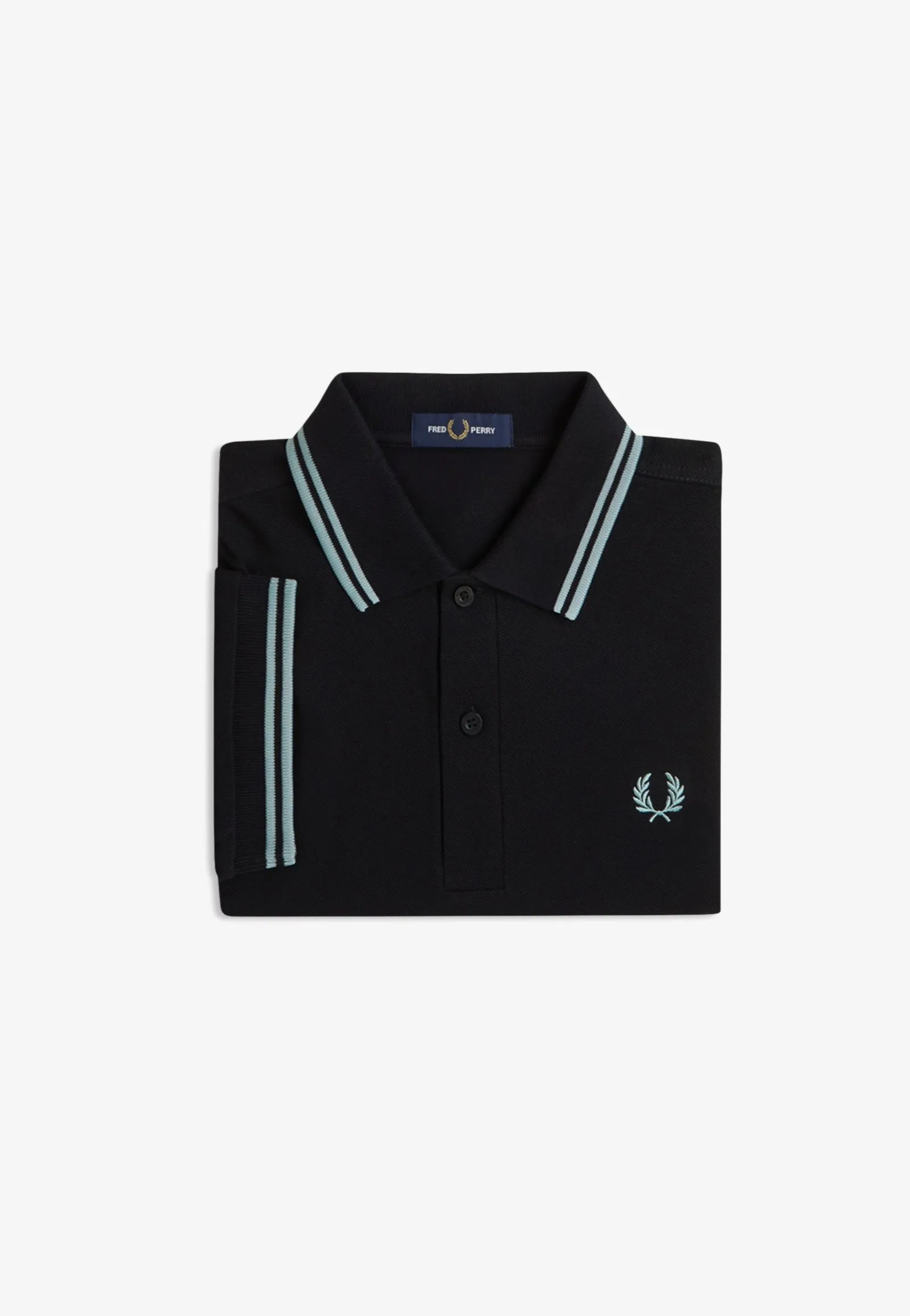 Fred Perry - Twin Tipped Black/Silverblue - Polo