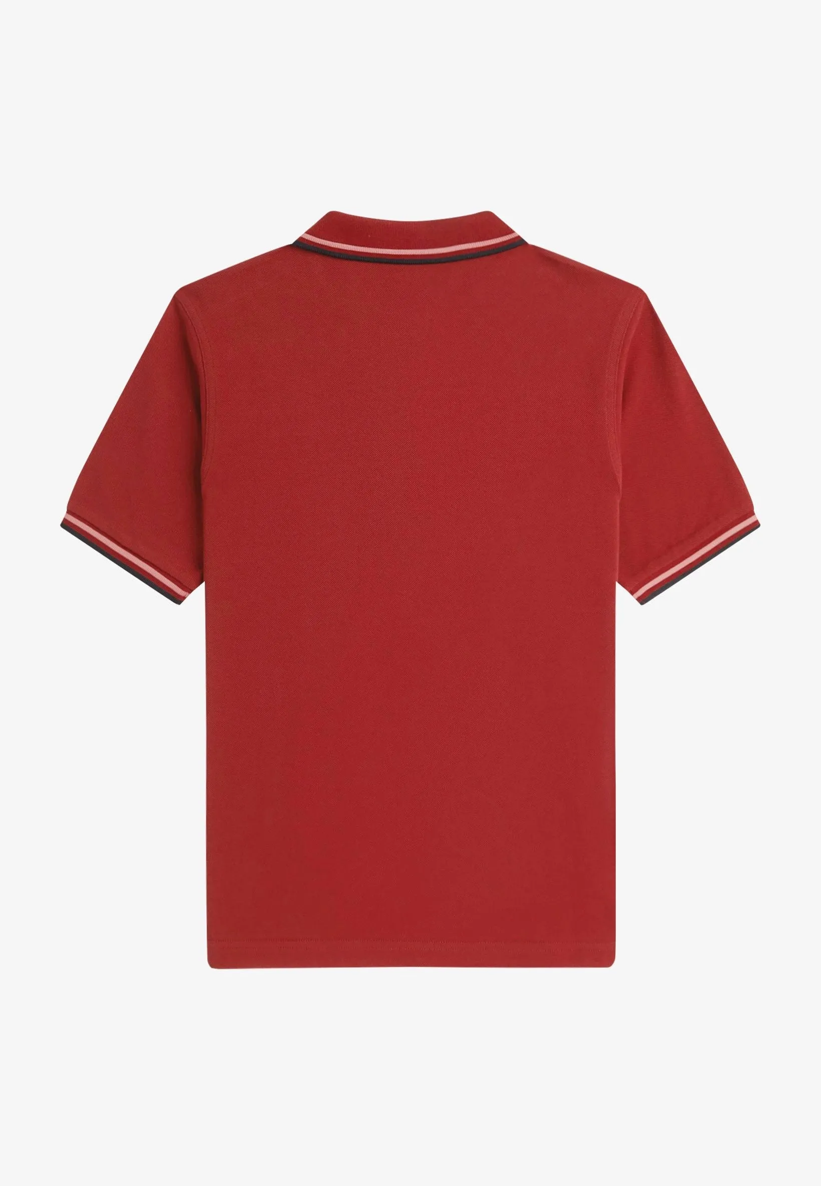 Fred Perry - Twin Tipped Burnt Red/Putty Pink/Black - Polo