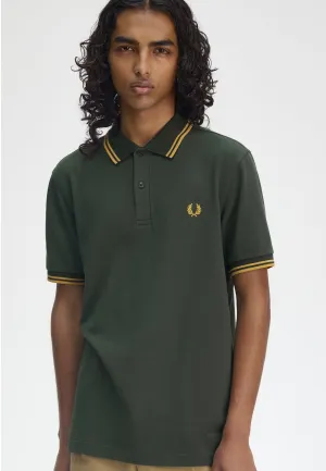 Fred Perry - Twin Tipped Court Green/Honeycomb - Polo