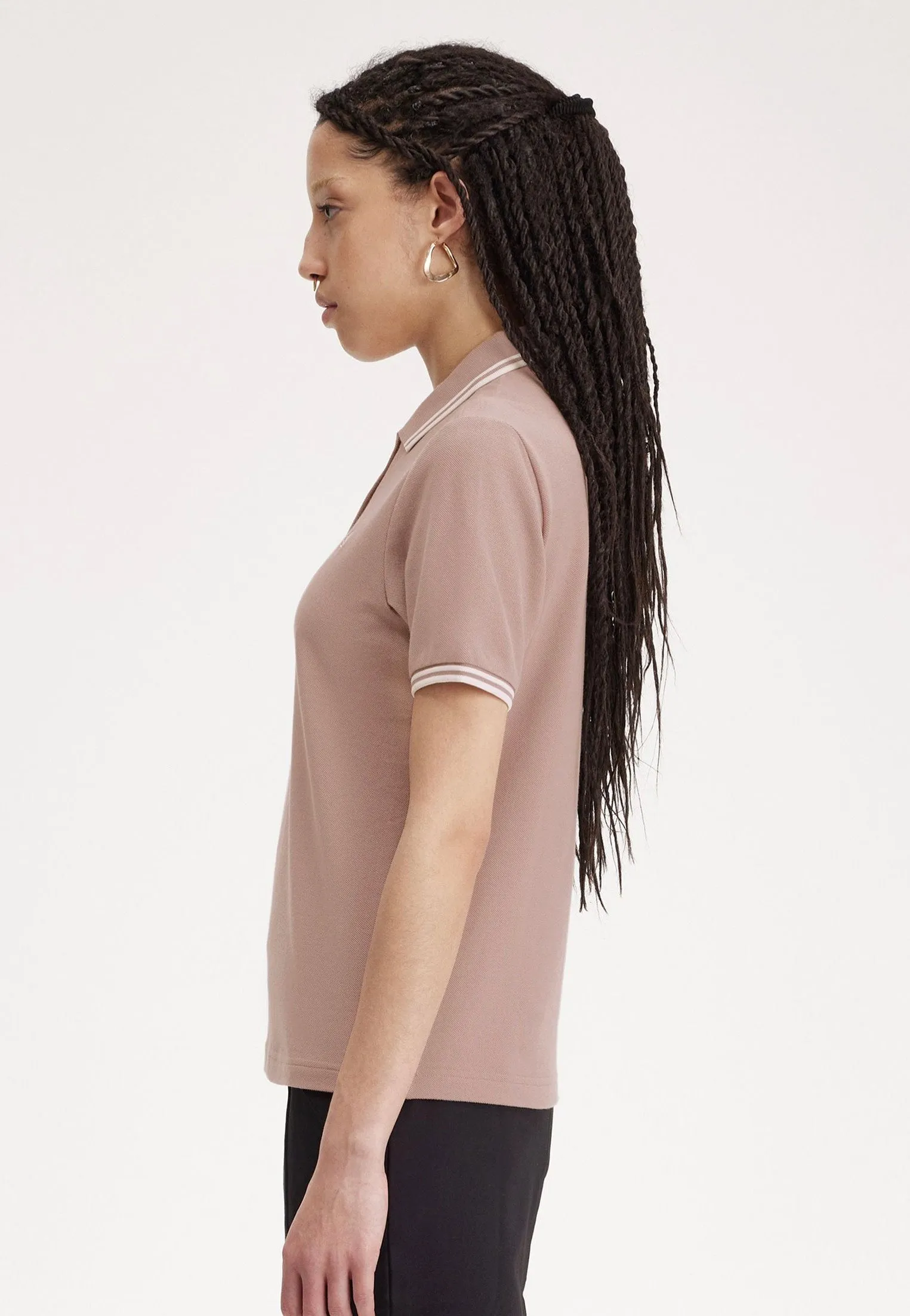 Fred Perry - Twin Tipped Dark Pink - Polo