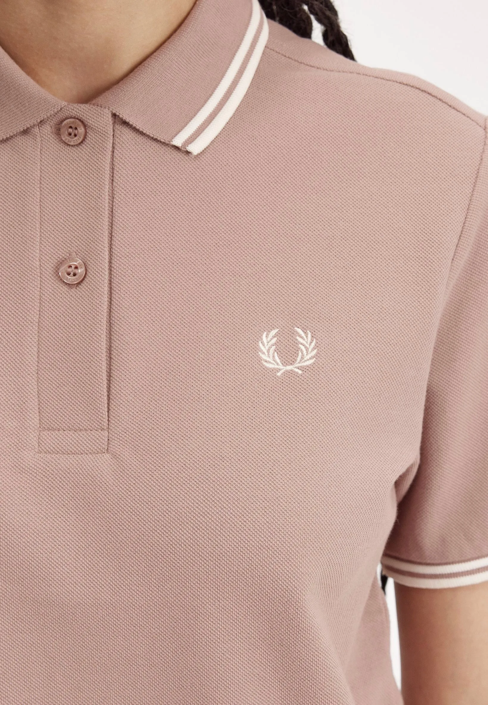 Fred Perry - Twin Tipped Dark Pink - Polo