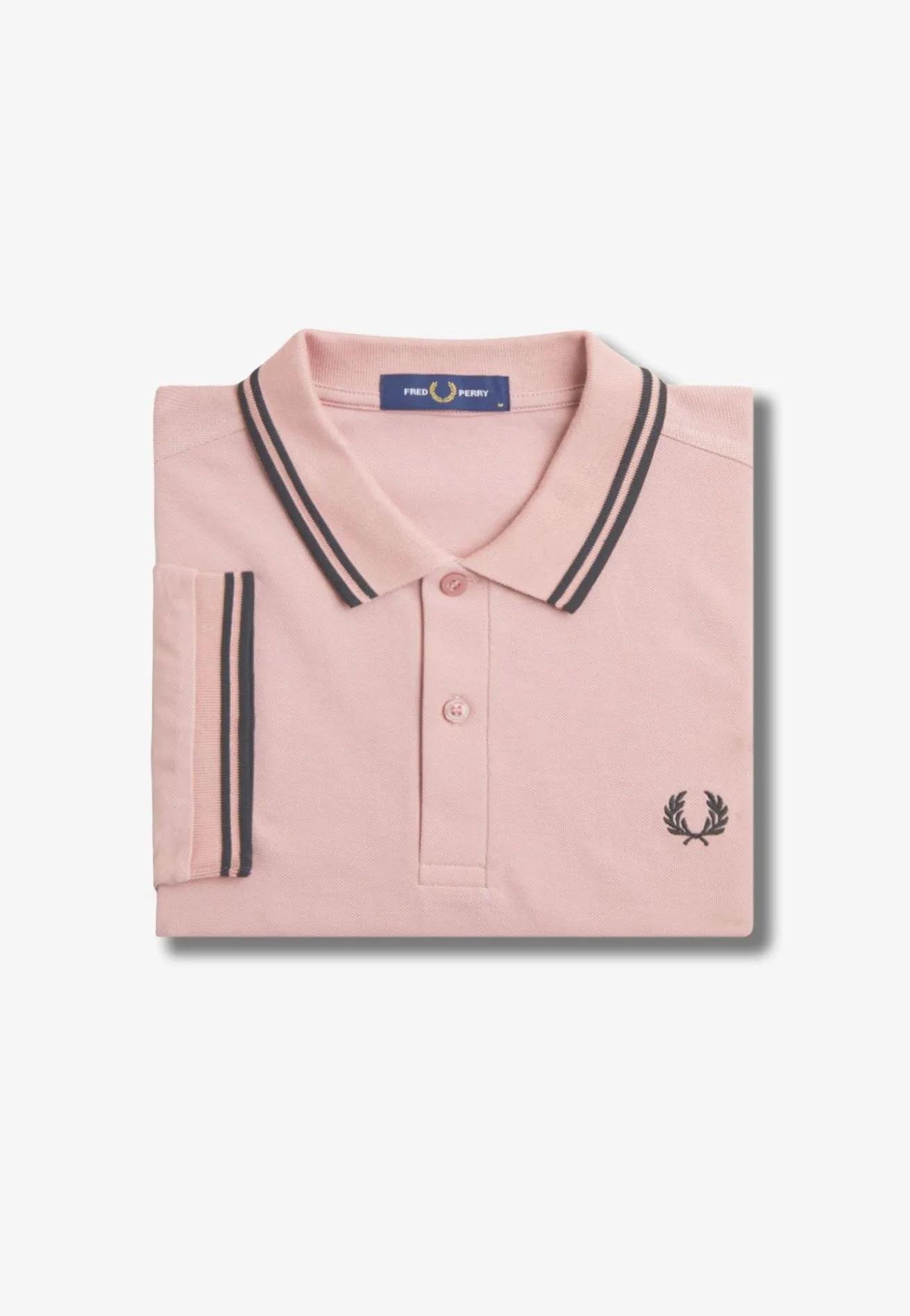 Fred Perry - Twin Tipped Dusty Rose Pink/Black - Polo