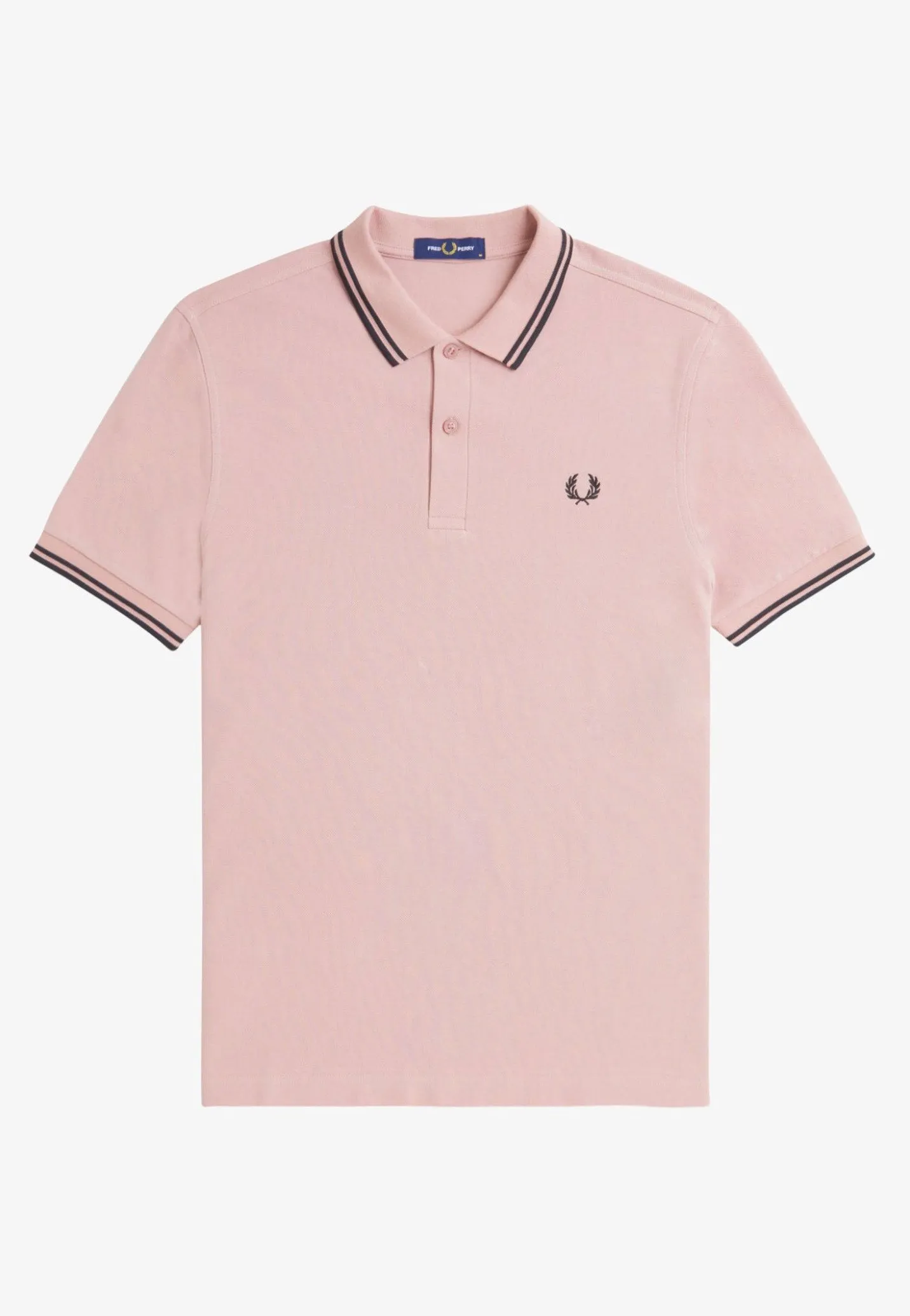 Fred Perry - Twin Tipped Dusty Rose Pink/Black - Polo