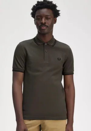 Fred Perry - Twin Tipped Field Green/Black - Polo