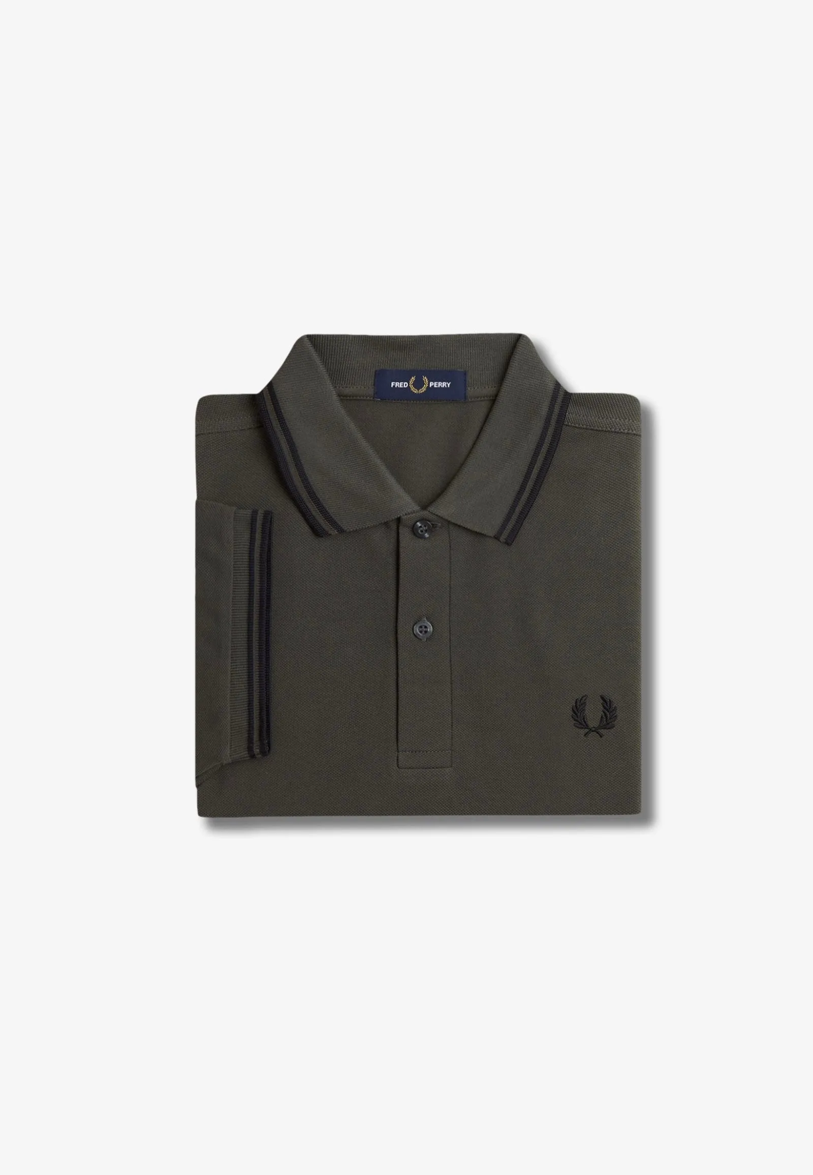 Fred Perry - Twin Tipped Field Green/Black - Polo