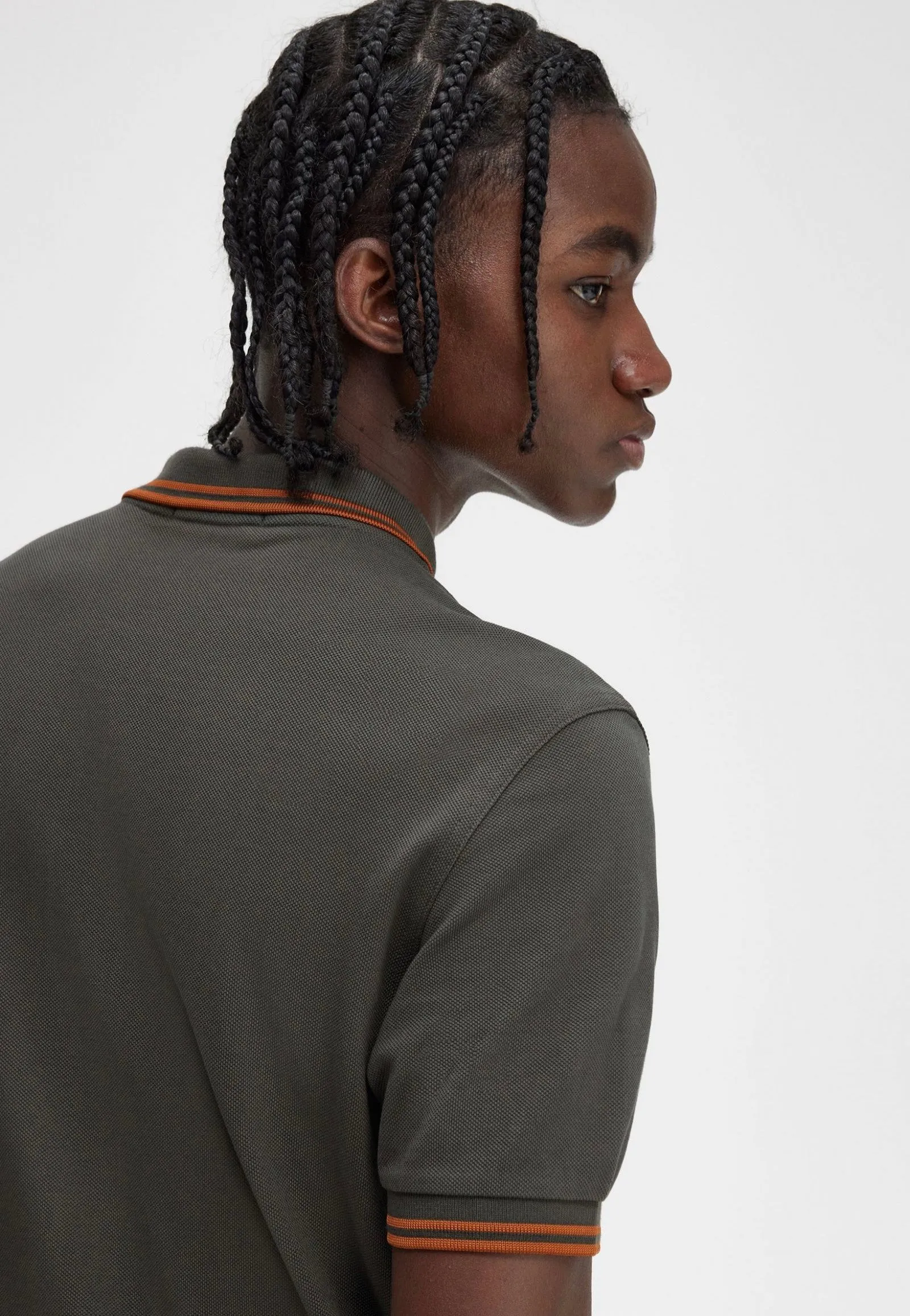 Fred Perry - Twin Tipped Field Green/Nut Flake/Nut Flake - Polo