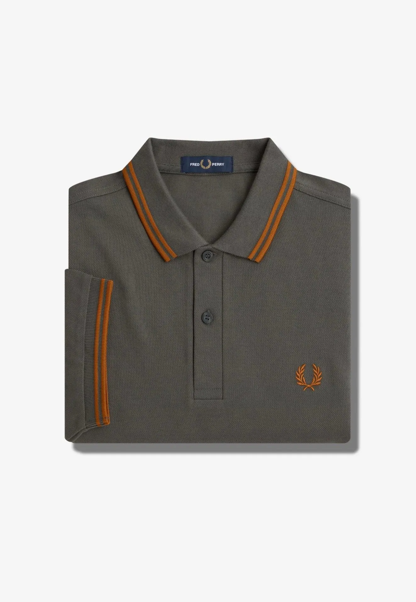 Fred Perry - Twin Tipped Field Green/Nut Flake/Nut Flake - Polo