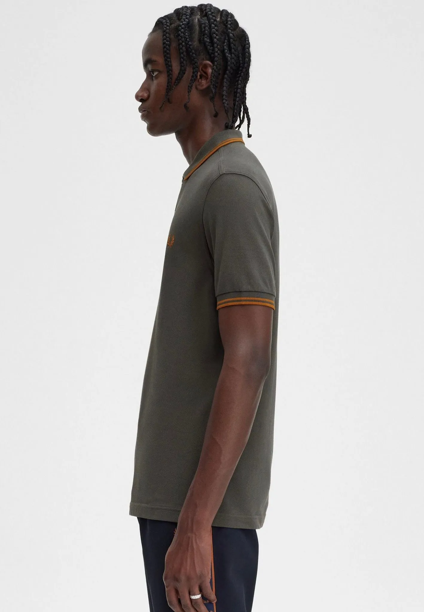 Fred Perry - Twin Tipped Field Green/Nut Flake/Nut Flake - Polo