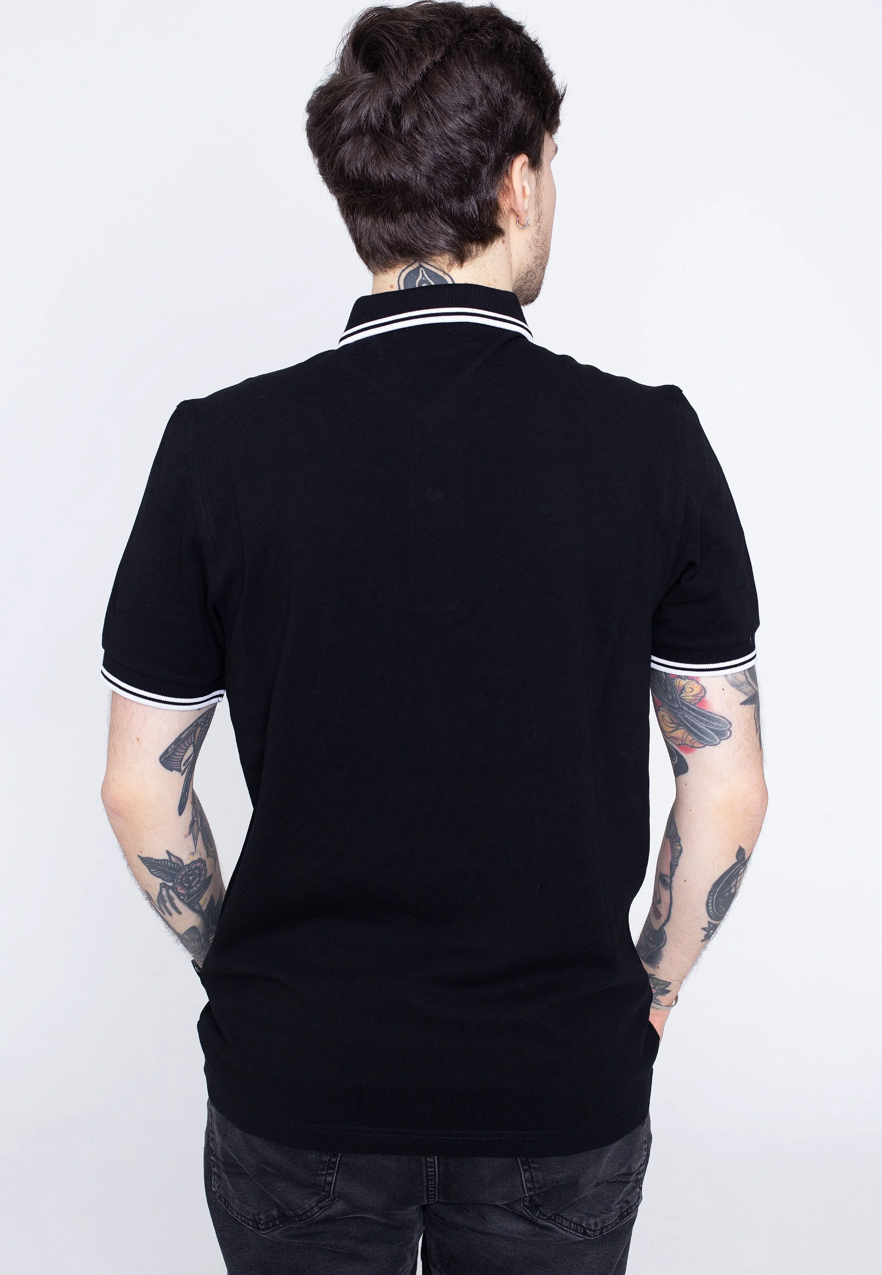 Fred Perry - Twin Tipped Fred Perry Black - Polo