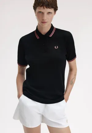 Fred Perry - Twin Tipped Fred Perry Black/Putty Pink - Polo