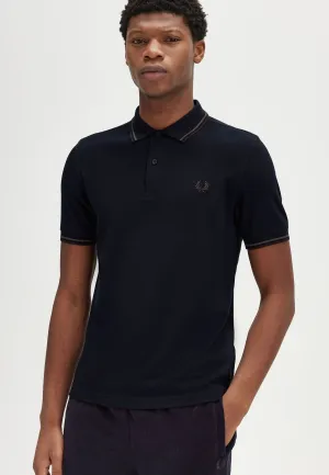 Fred Perry - Twin Tipped Navy/Laurel Wreath Green/Carrington Road Brick - Polo