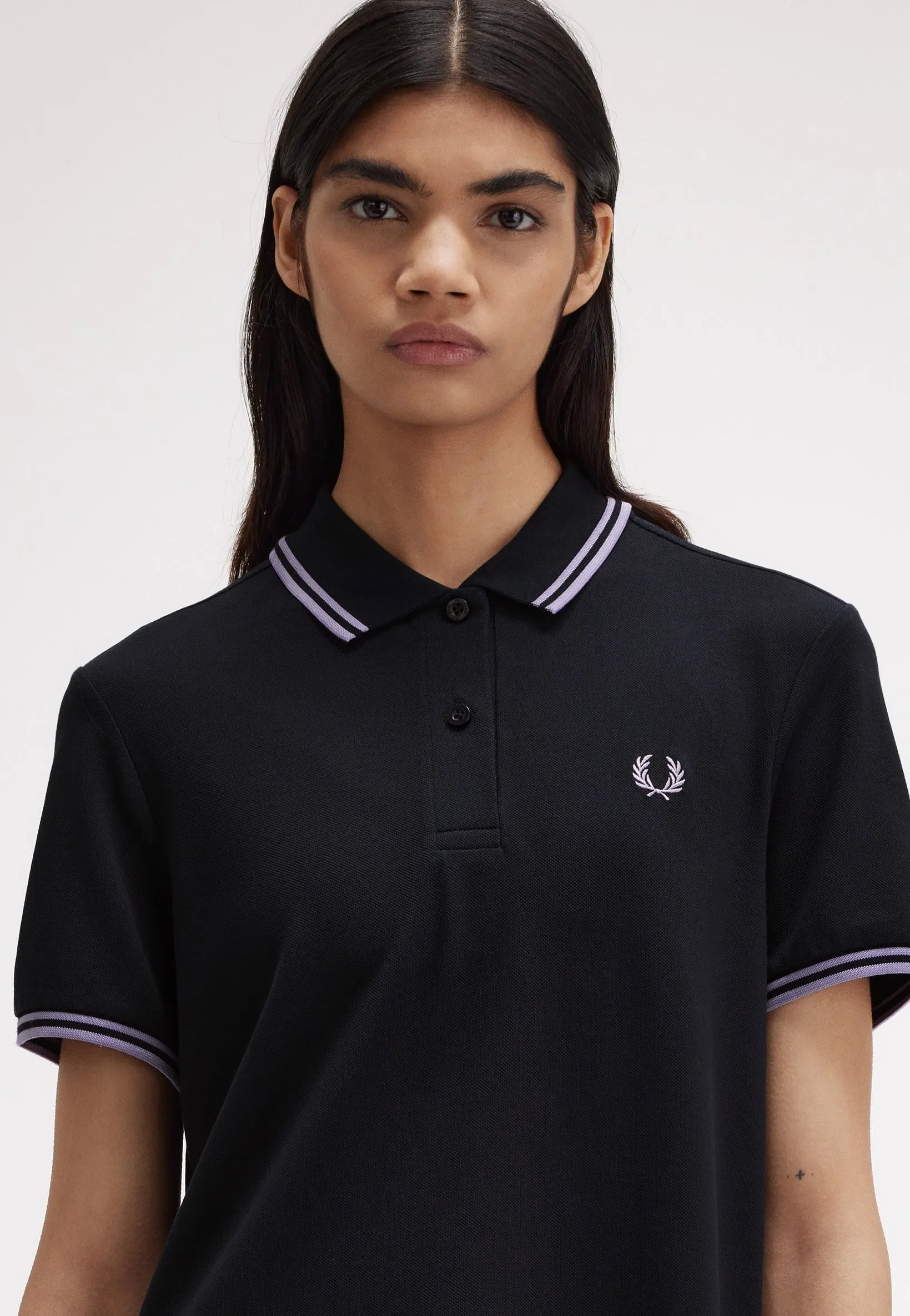 Fred Perry - Twin Tipped Navy/Ultra Violet/Ultra Violet - Polo
