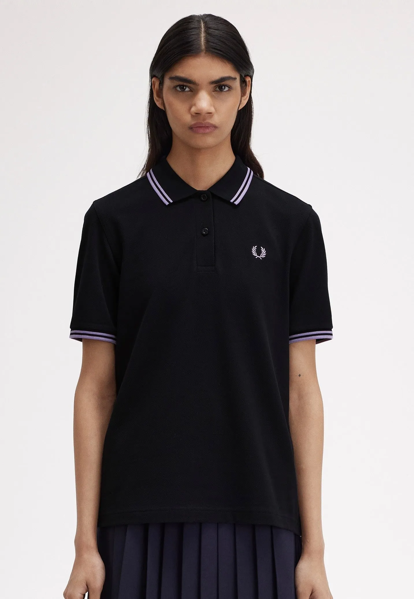 Fred Perry - Twin Tipped Navy/Ultra Violet/Ultra Violet - Polo