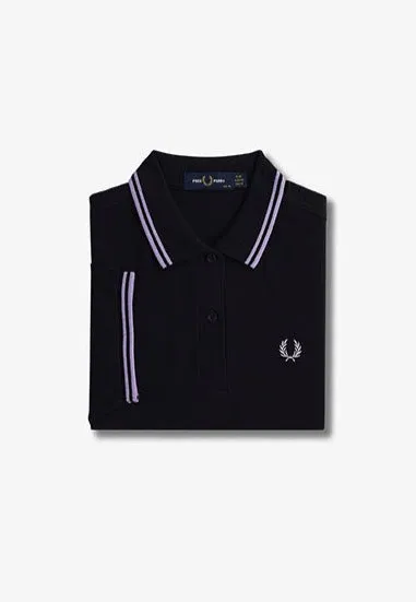 Fred Perry - Twin Tipped Navy/Ultra Violet/Ultra Violet - Polo