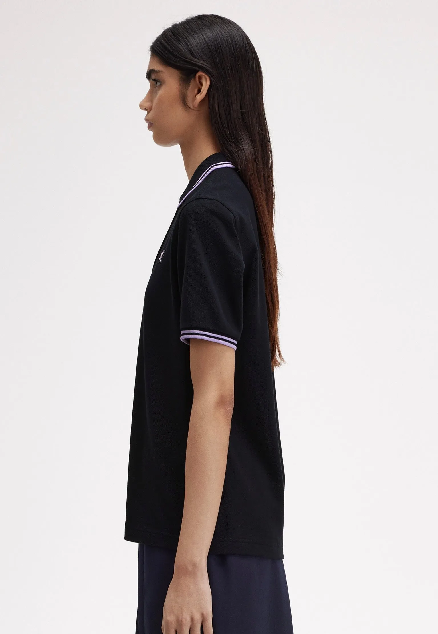 Fred Perry - Twin Tipped Navy/Ultra Violet/Ultra Violet - Polo