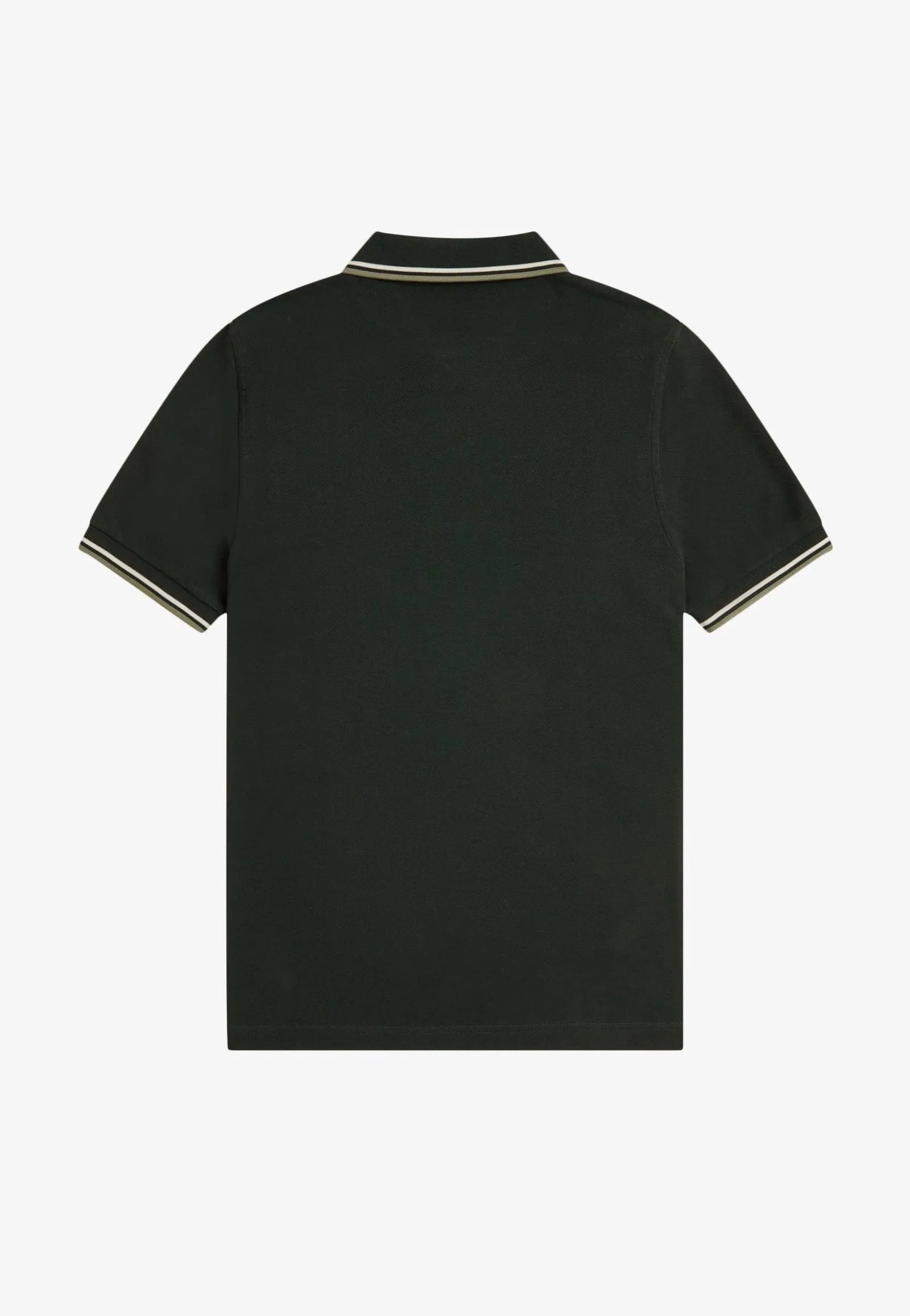 Fred Perry - Twin Tipped Night Green/Light Ecru/Olive Mint - Polo