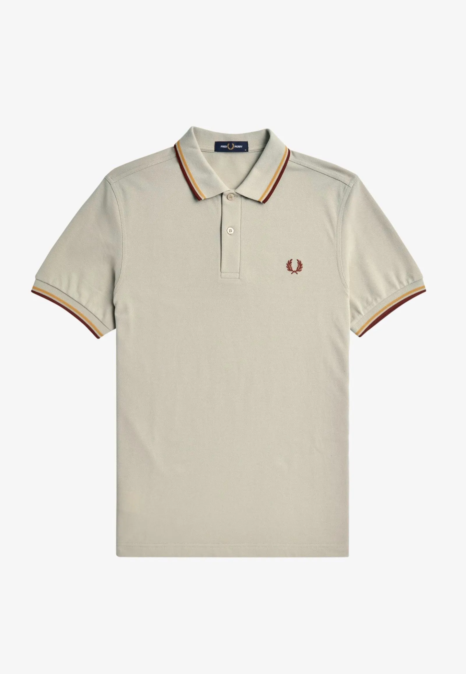 Fred Perry - Twin Tipped Oatmeal/Honeycomb/Whisky Brown - Polo