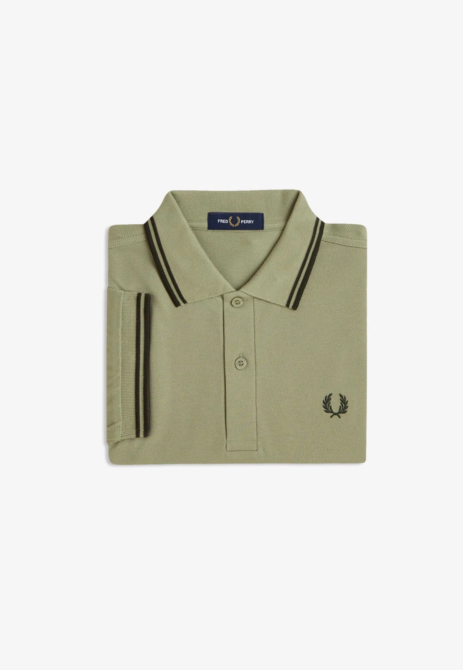 Fred Perry - Twin Tipped Olive Mint/Night Green/Night Green - Polo