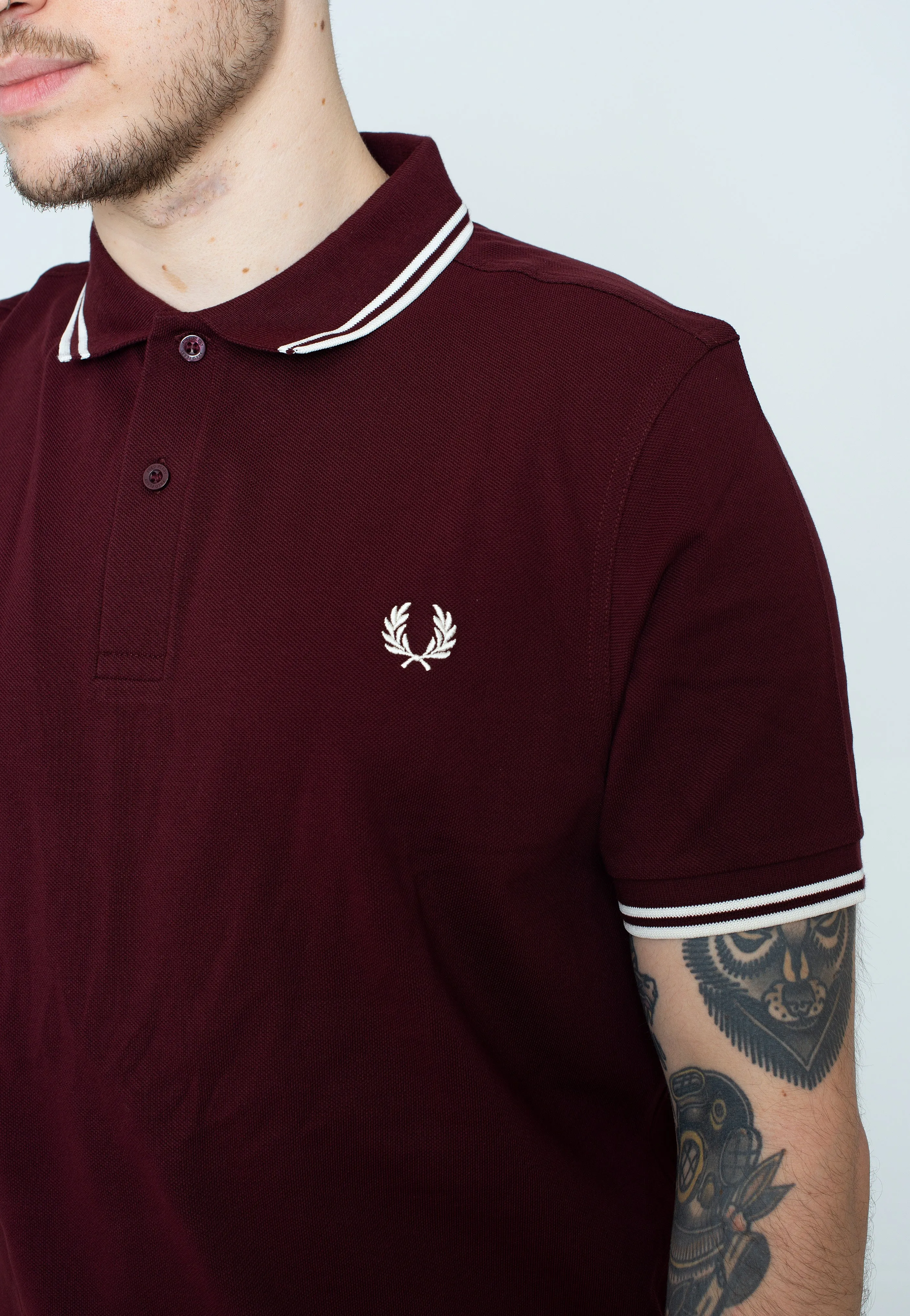 Fred Perry - Twin Tipped Oxblood - Polo