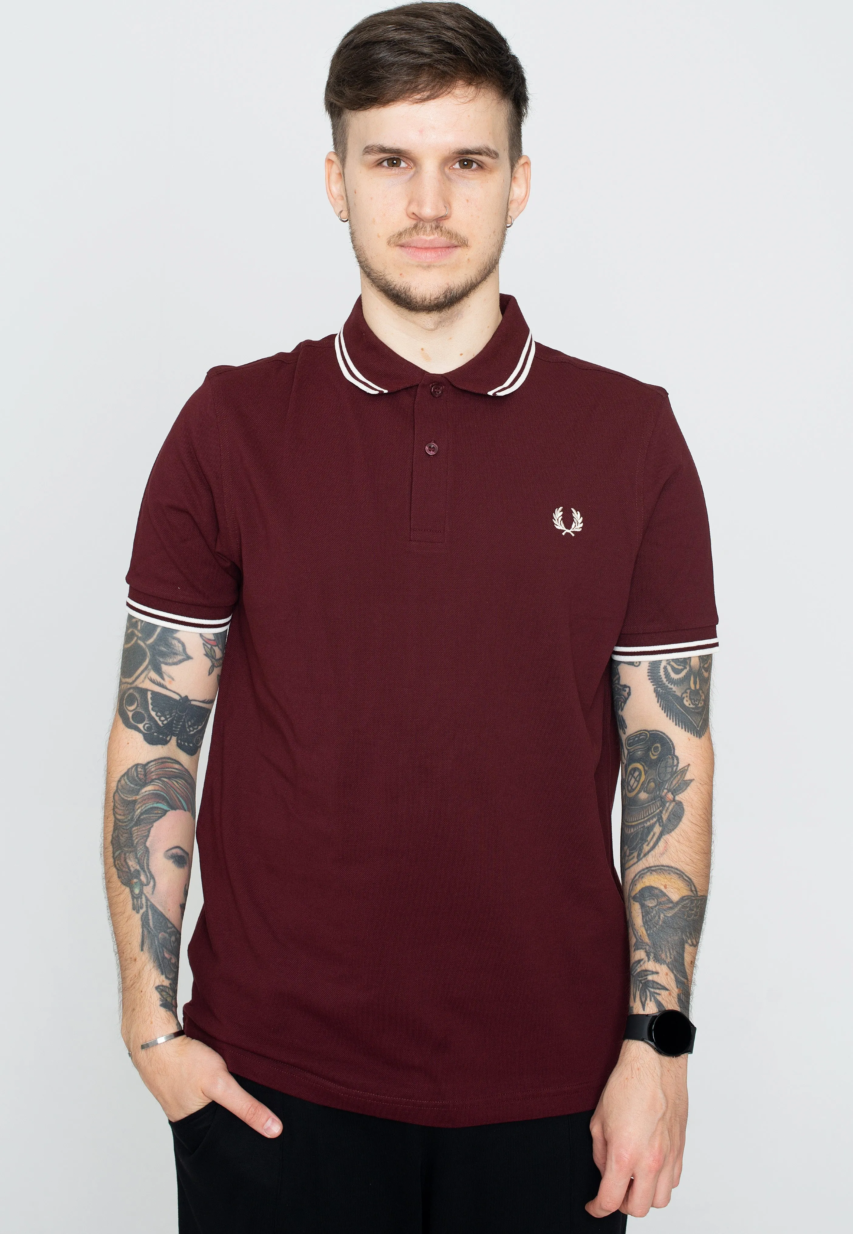 Fred Perry - Twin Tipped Oxblood - Polo