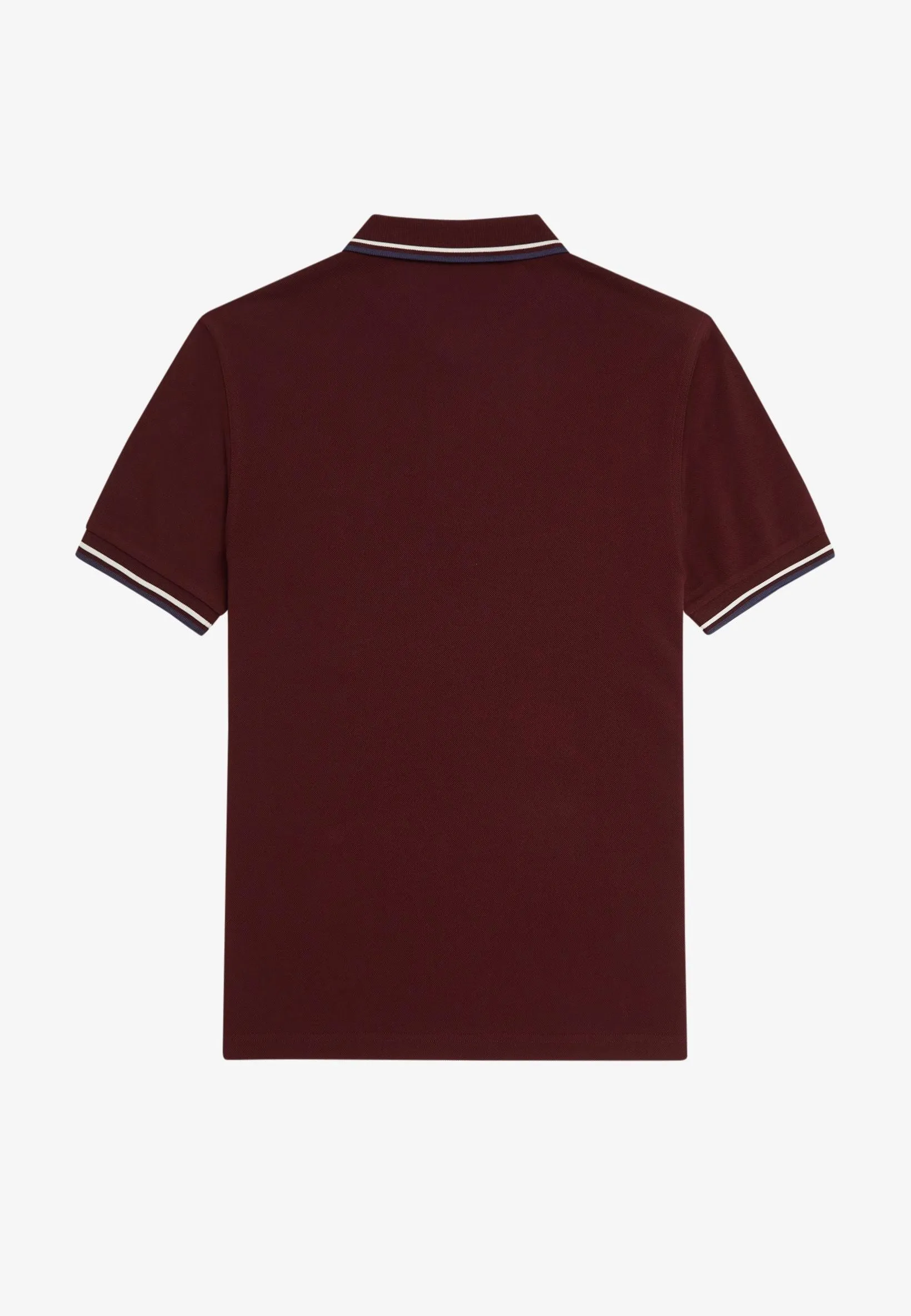 Fred Perry - Twin Tipped Oxblood/Ecru/Tennis Blue - Polo